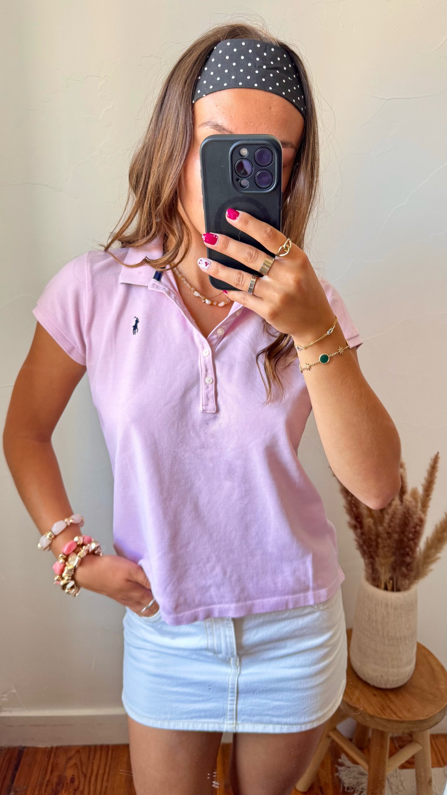 Polo rose Ralph Lauren - XS