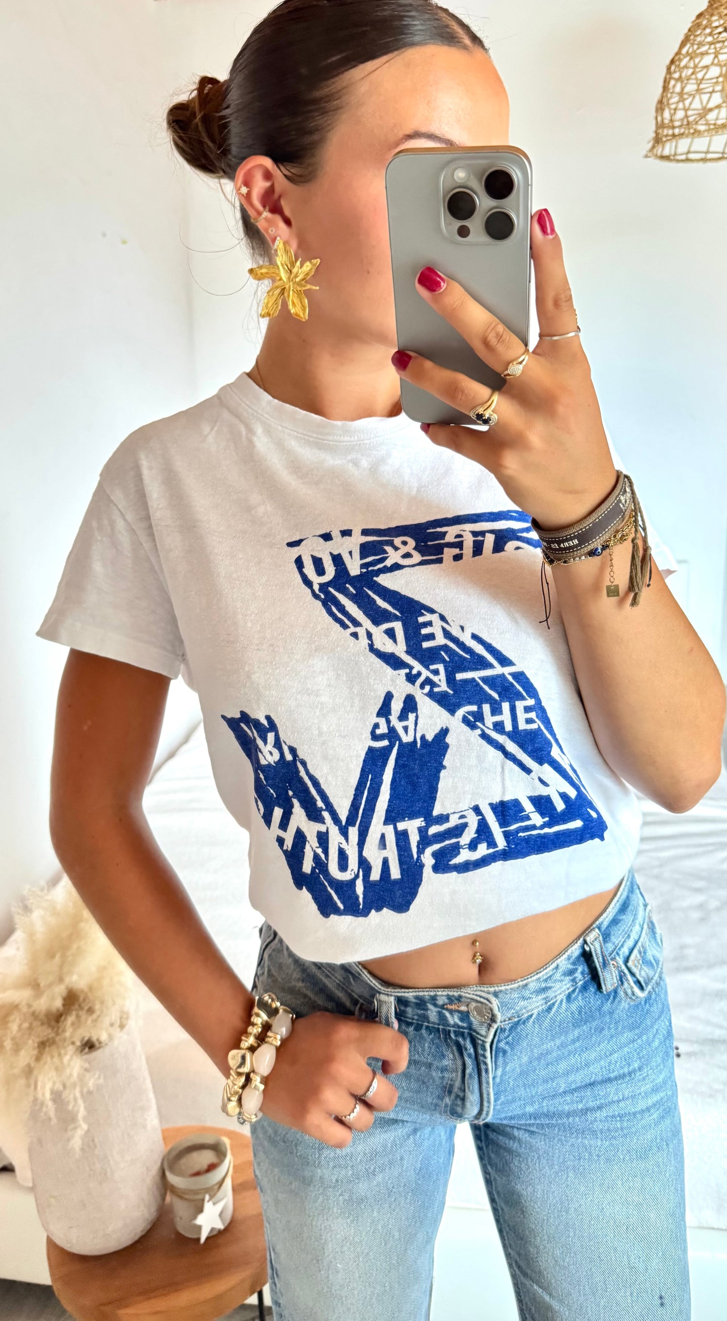 T-shirt logo bleu Zadig & Voltaire - M