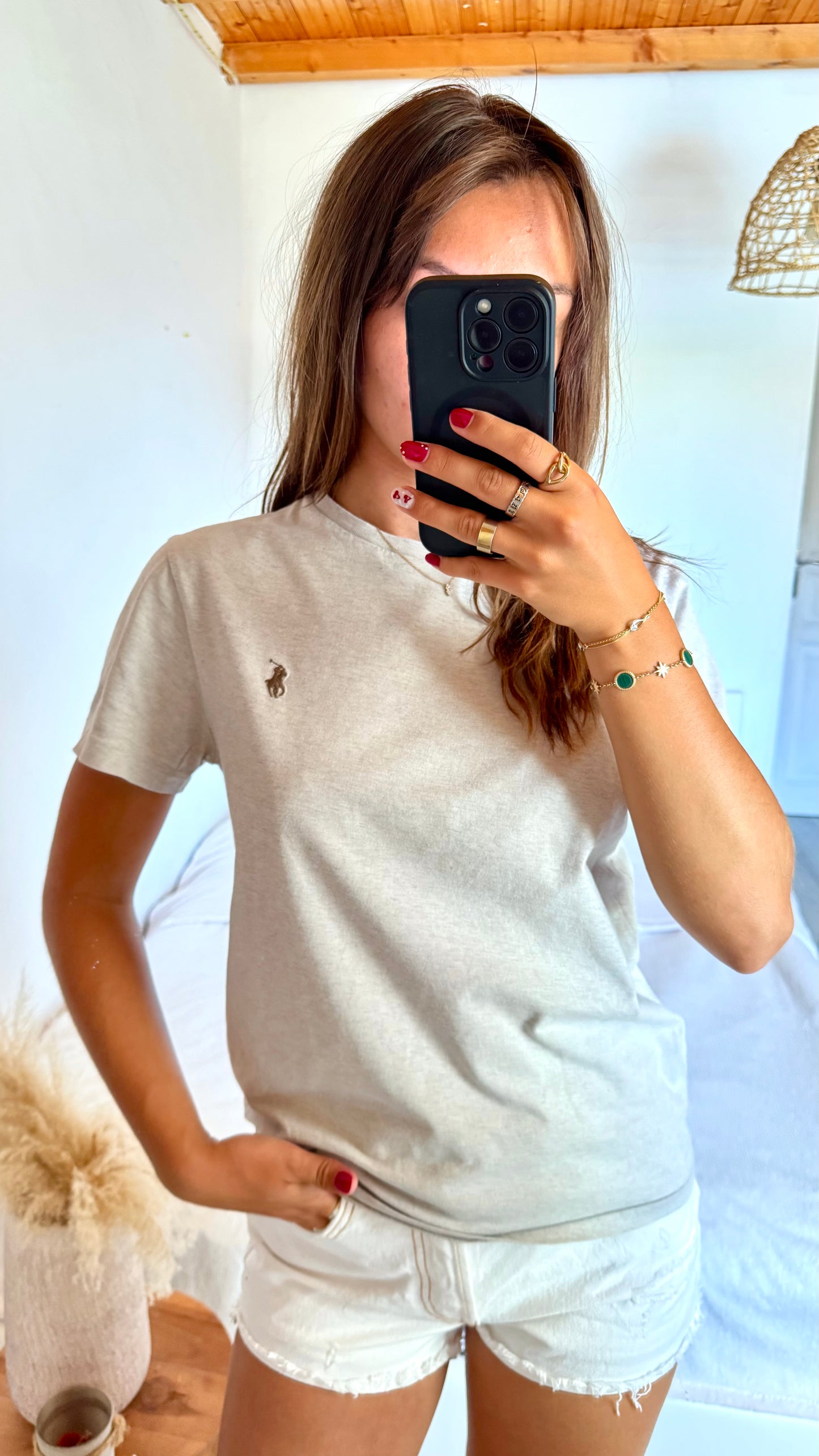 T-shirt beige Ralph Lauren - S unisex