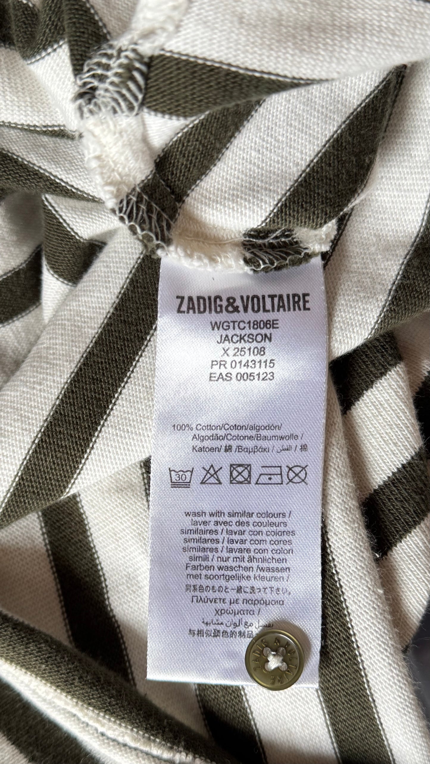 Pull marinière rayée Zadig & Voltaire - XS