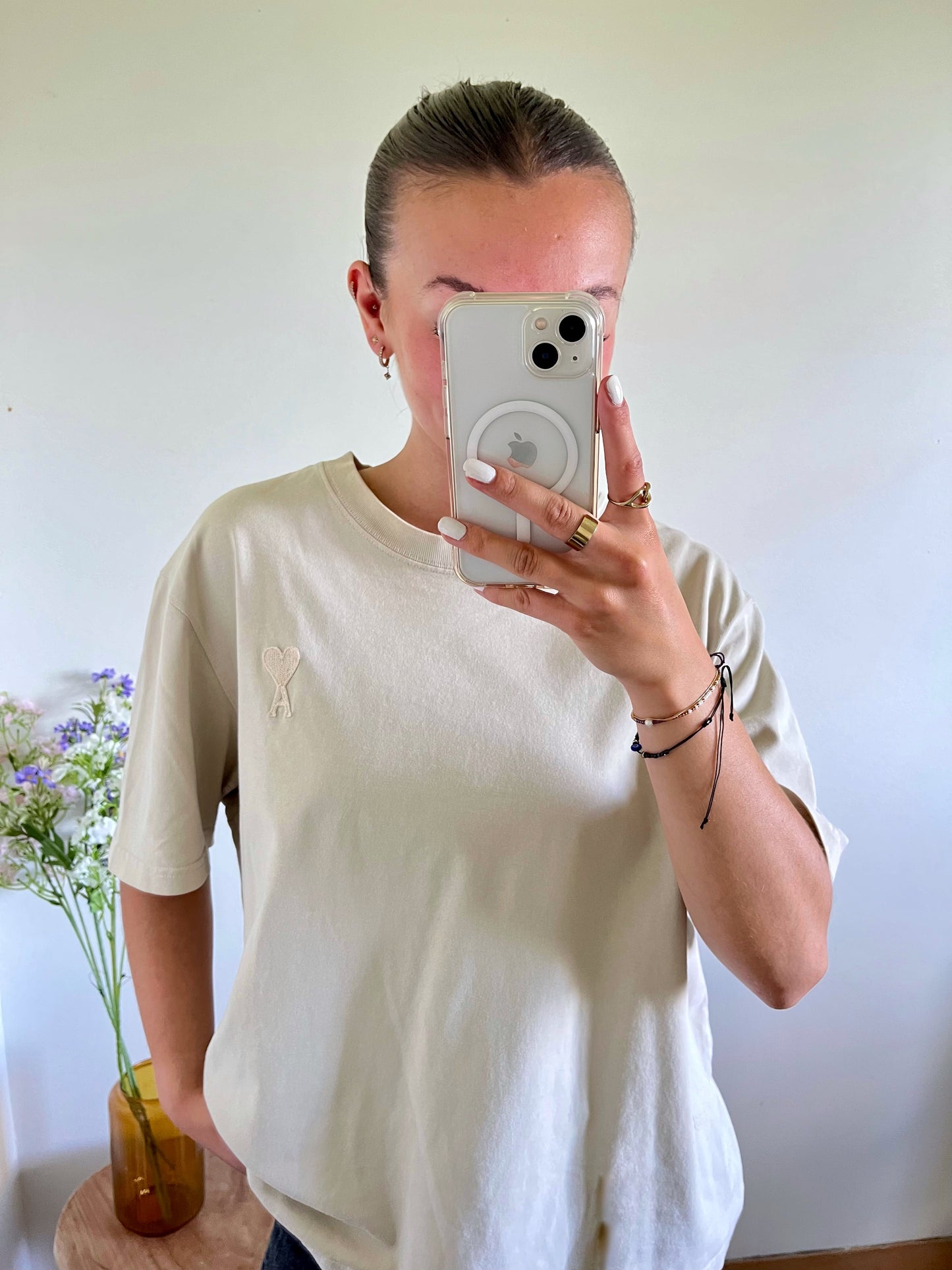 T-shirt beige Ami Paris - S/M