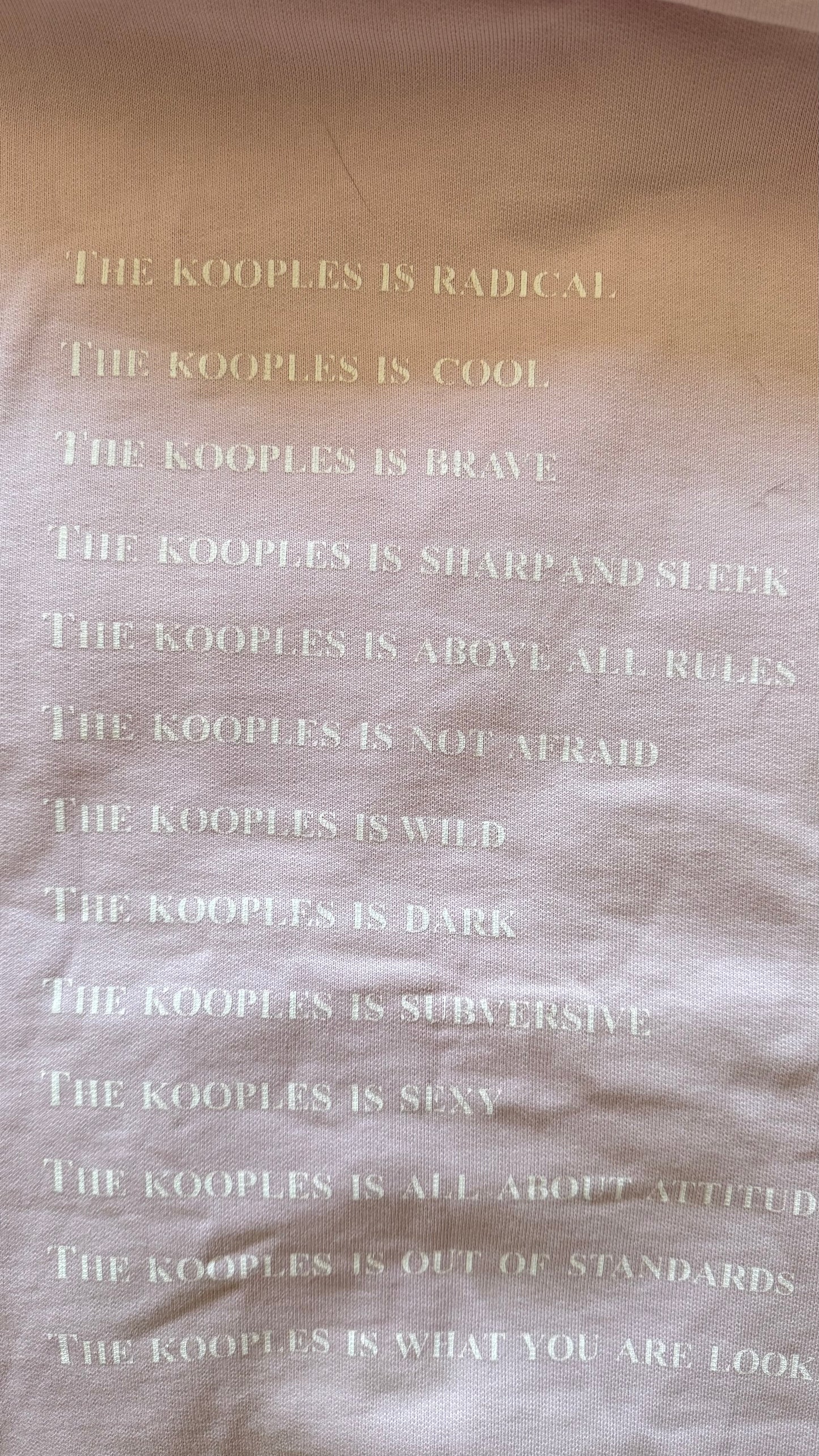 Sweat The Kooples rose - S
