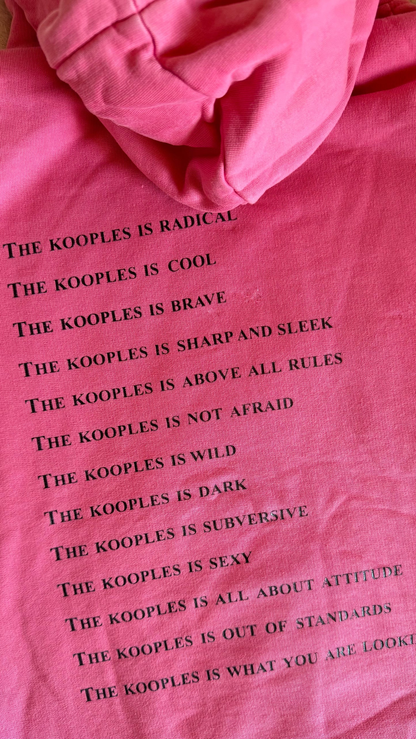 Sweat à capuche rose The Kooples - M