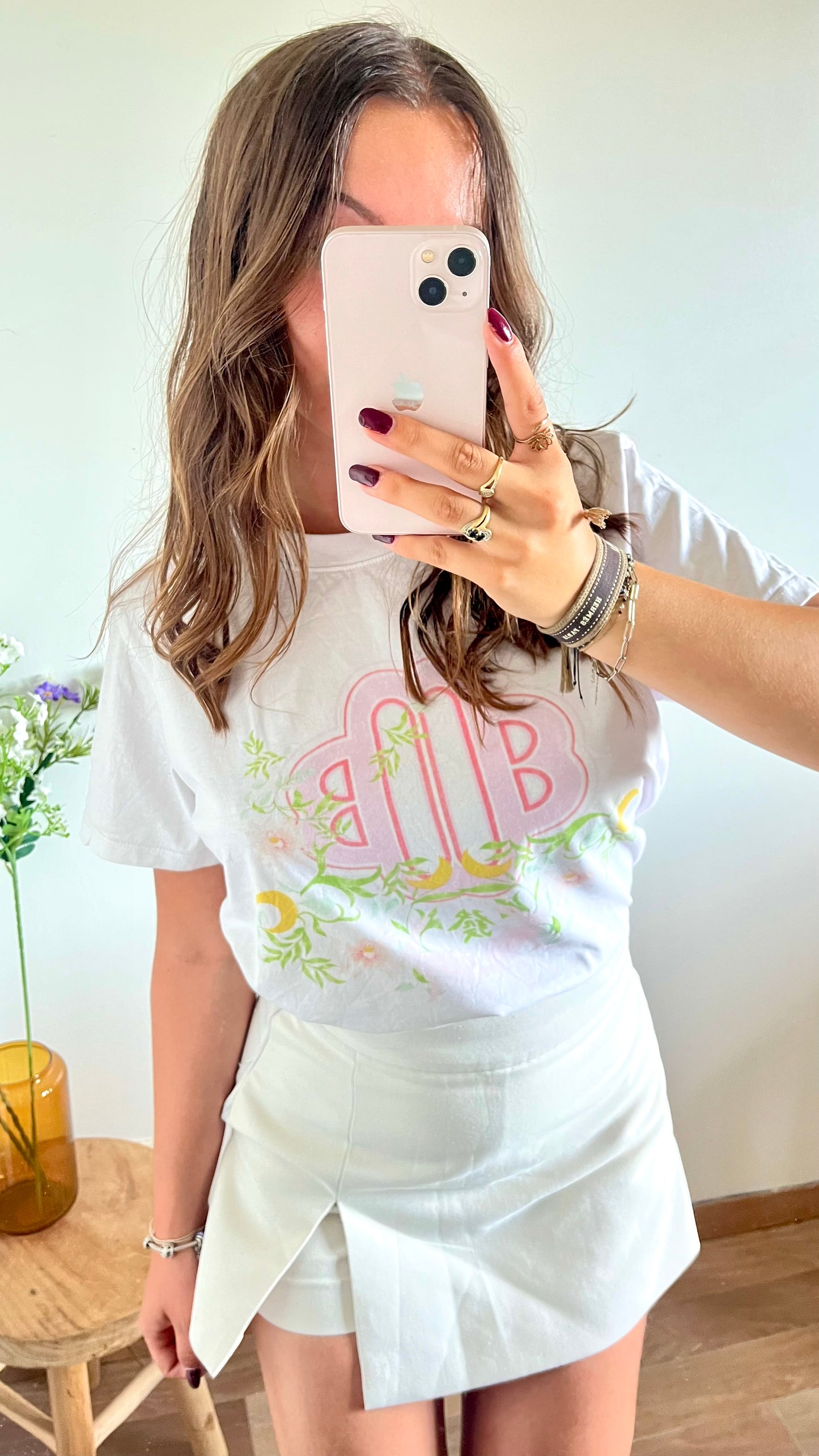 T-shirt blanc Maje - S/M