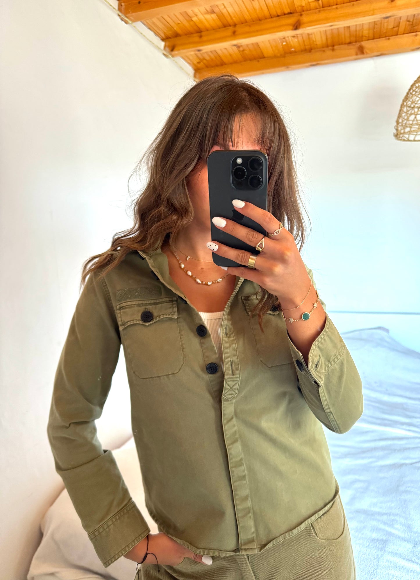 Chemise kaki inscriptions dos Zadig & Voltaire - XS