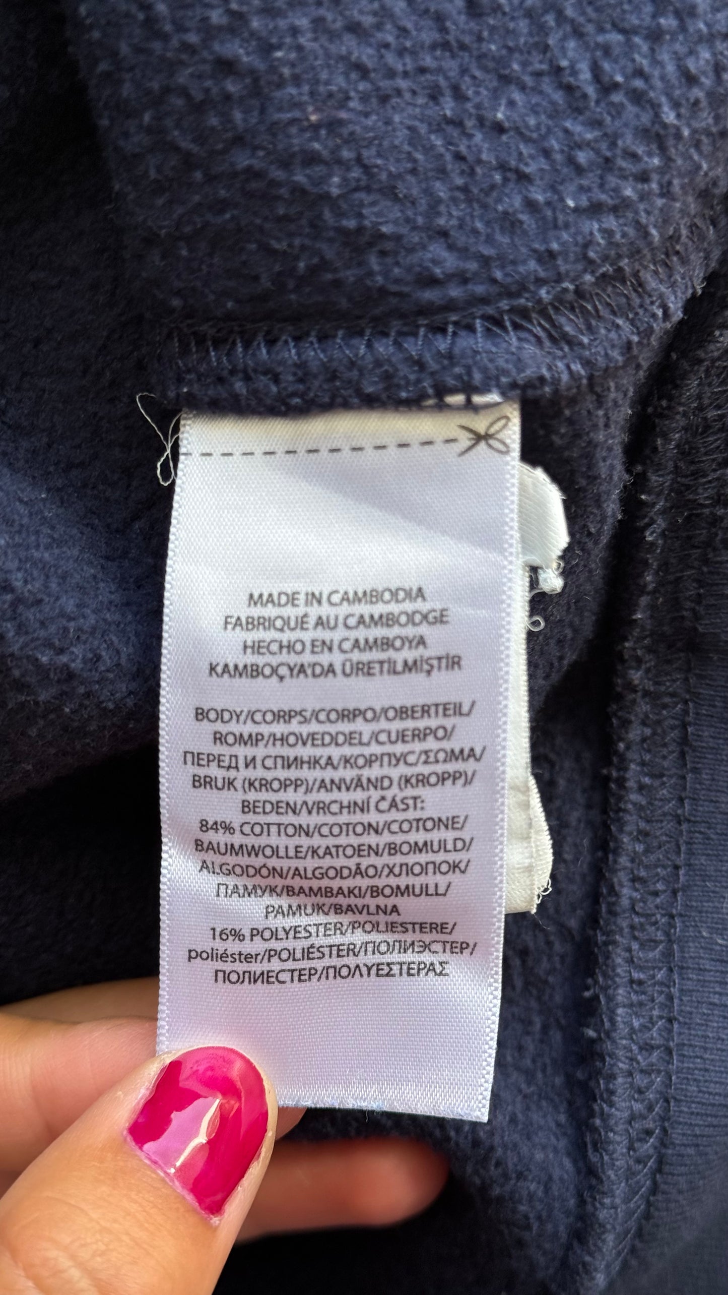 Sweat à capuche marine Ralph Lauren - S