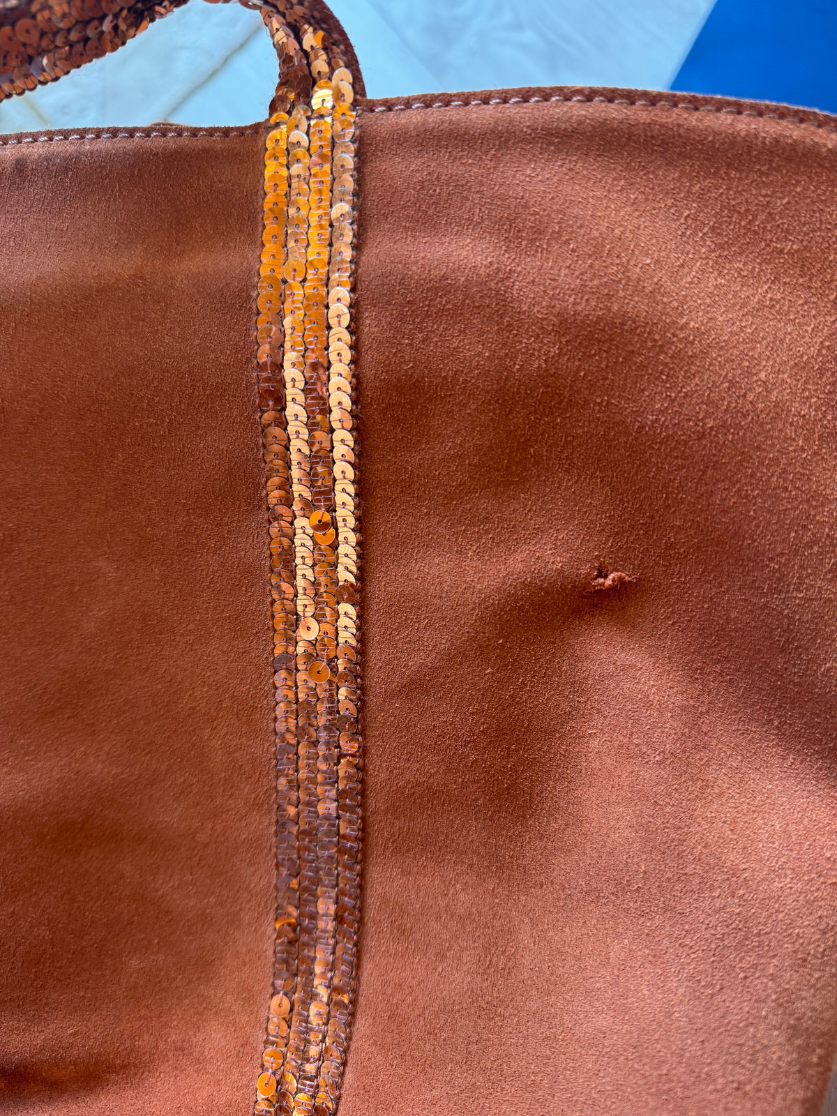 Sac cabas moyen Vanessa Bruno orange - M