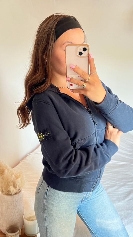 Veste à capuche marine Stone Island - S