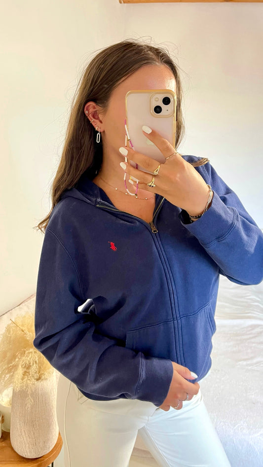Veste à capuche marine Ralph Lauren - S