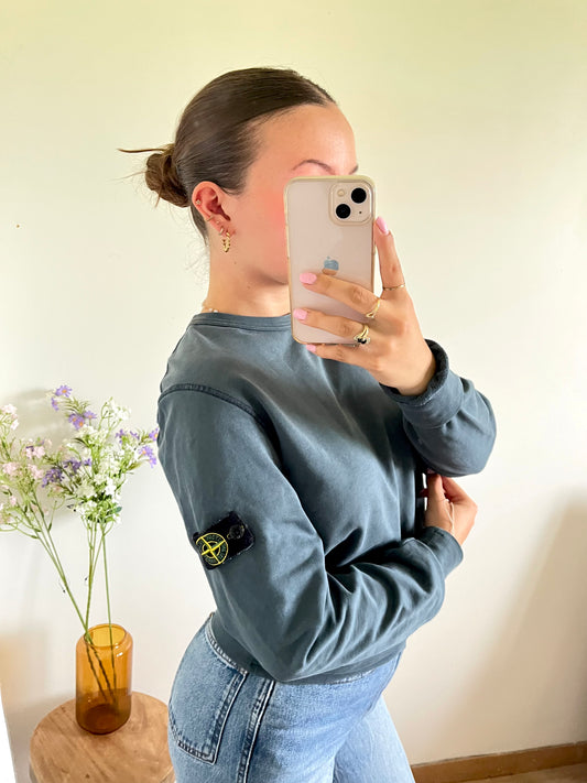 Pull bleu canard Stone Island - S