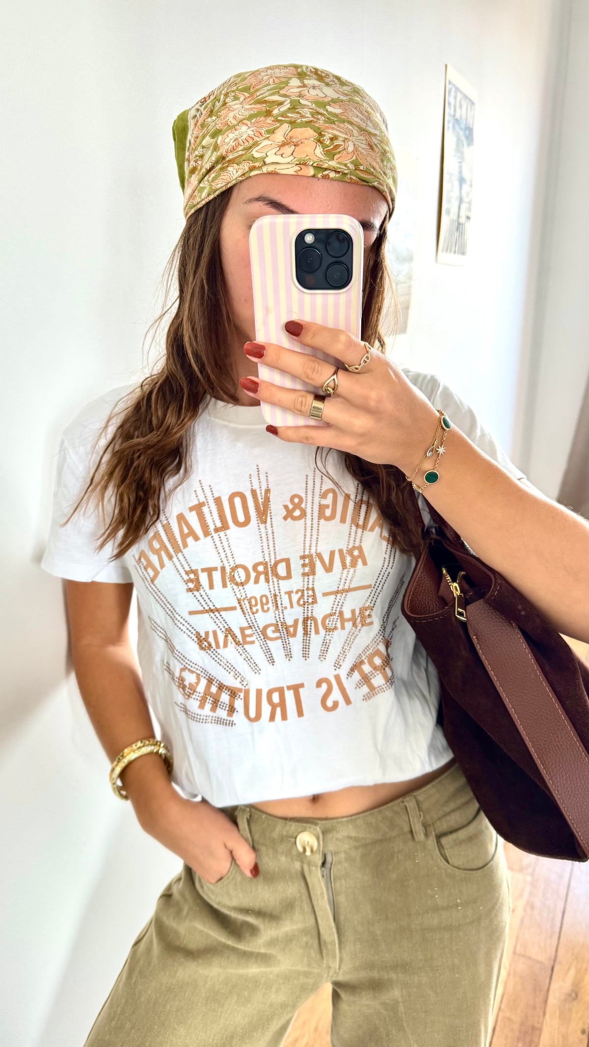 T-shirt doré Zadig & Voltaire - M