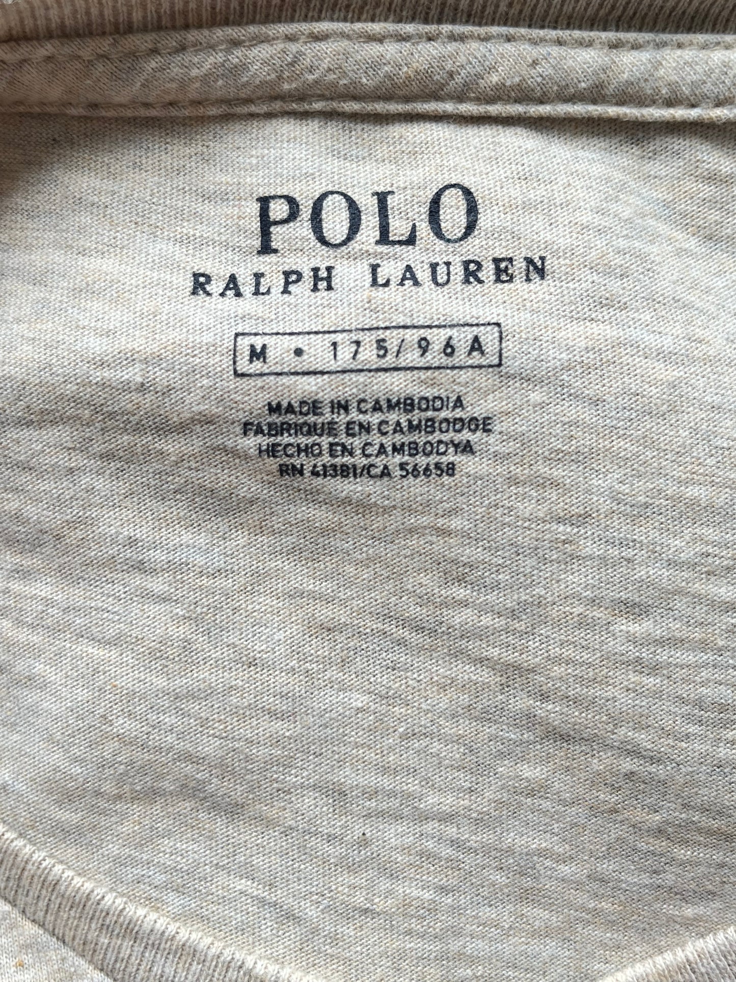Pull fin beige Ralph Lauren - M homme / L femme