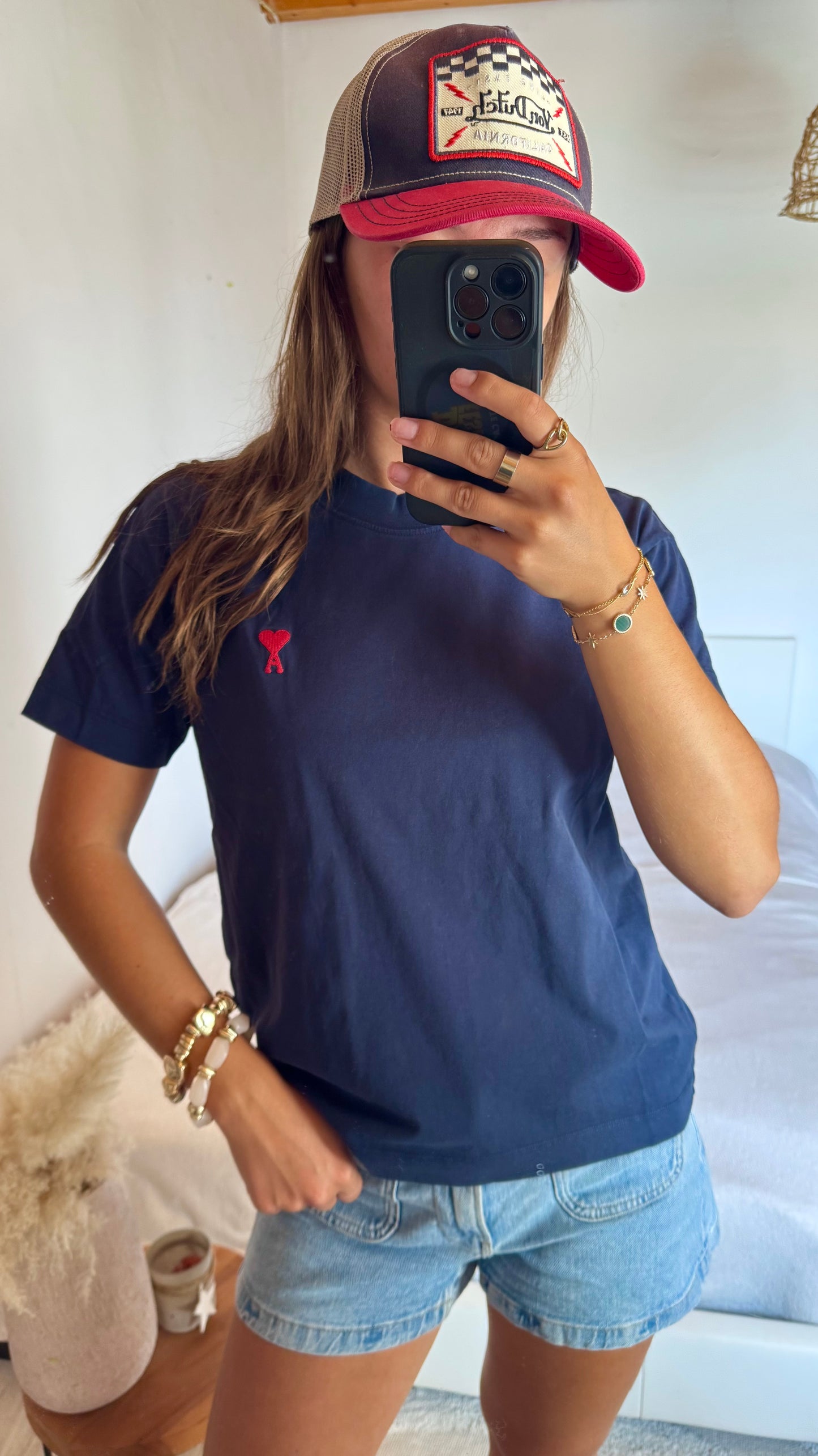 T-shirt marine Ami Paris - S