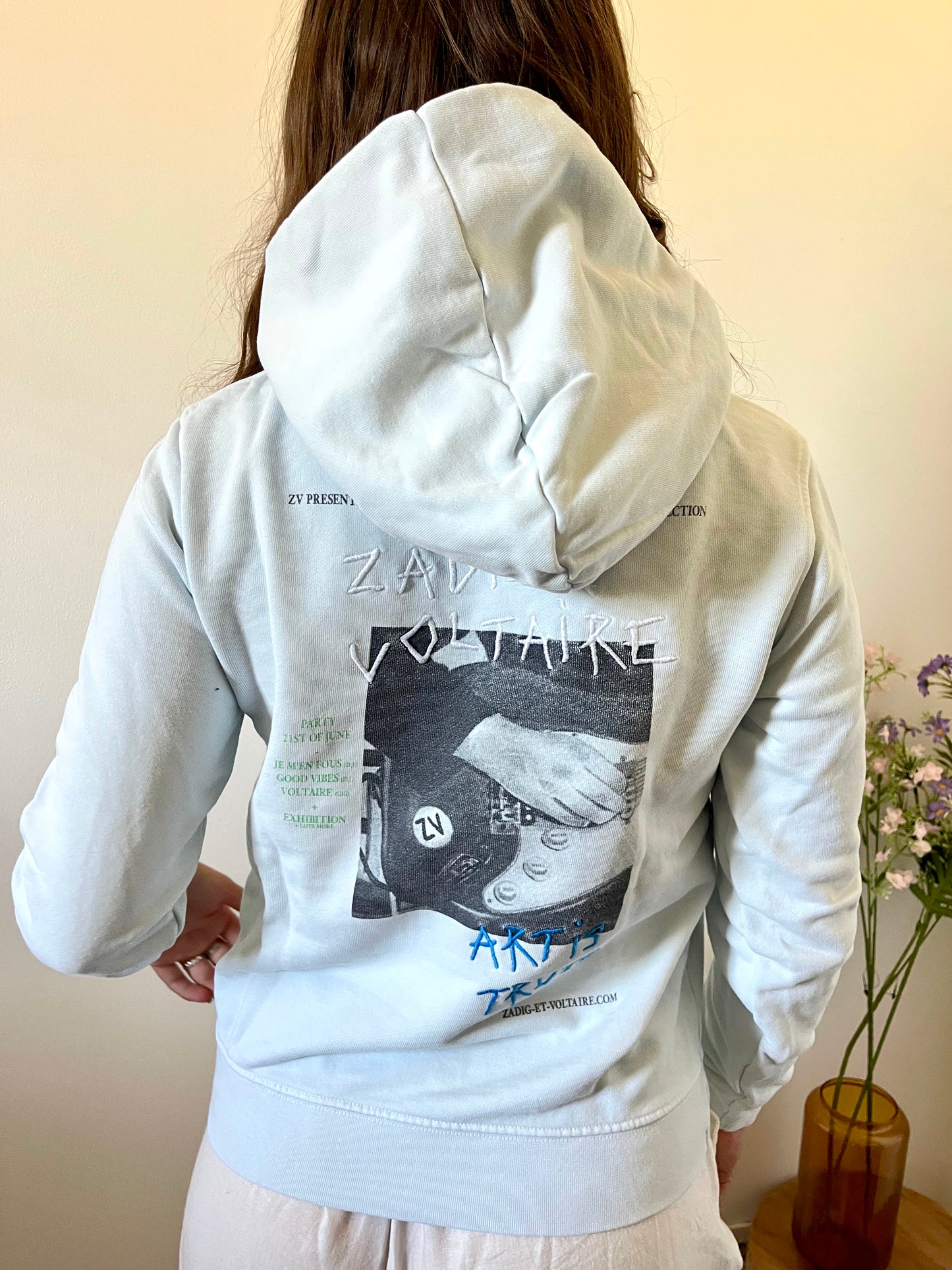 Sweat bleu pastel Zadig & Voltaire - S