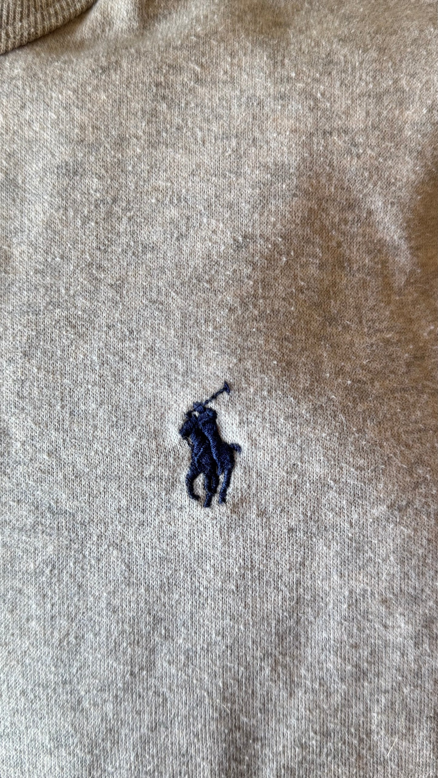 Sweat col rond gris Ralph Lauren - L