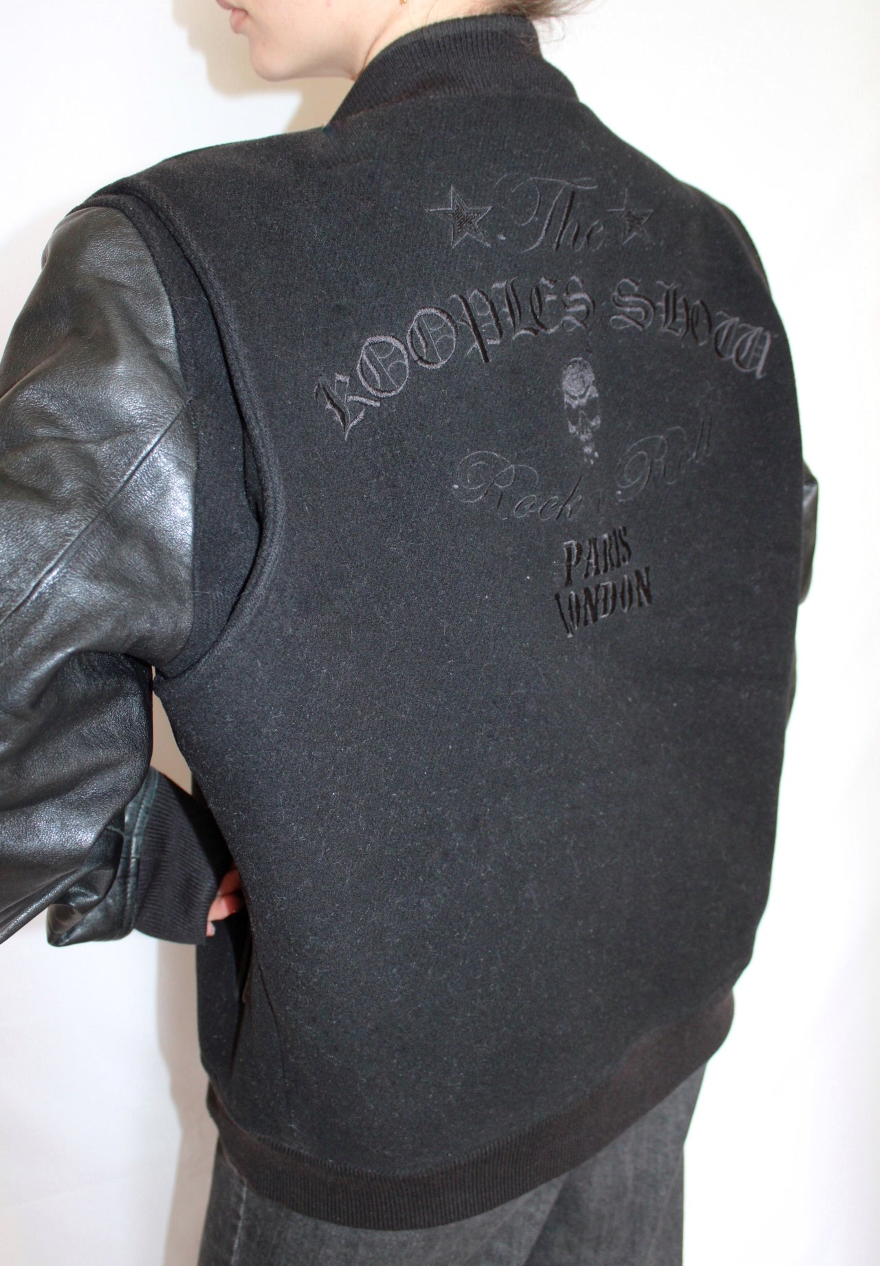 Veste bomber noir mixte The Kooples - L
