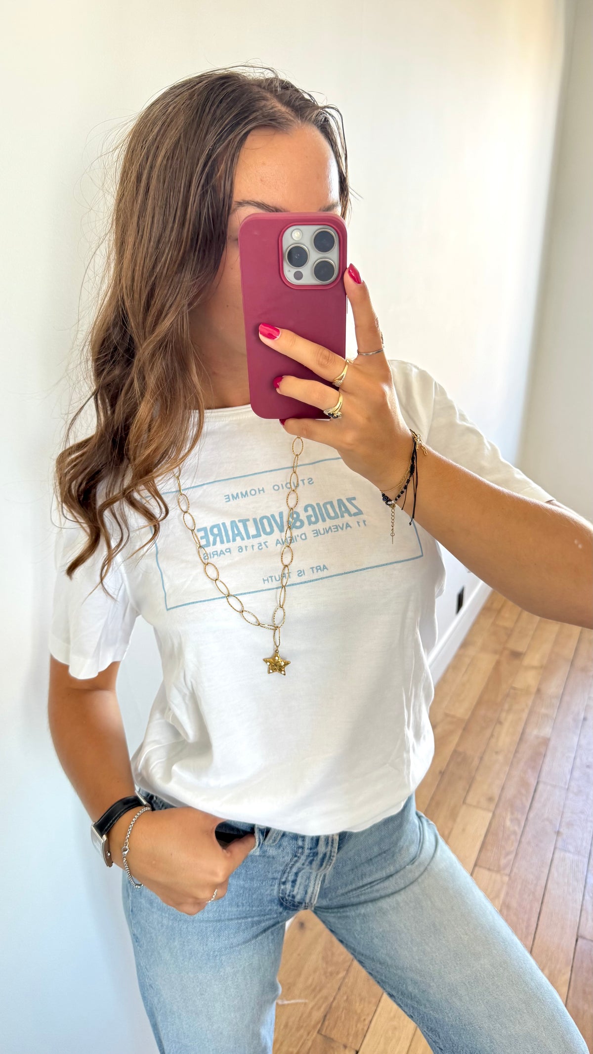 T-shirt blanc Zadig & Voltaire - S