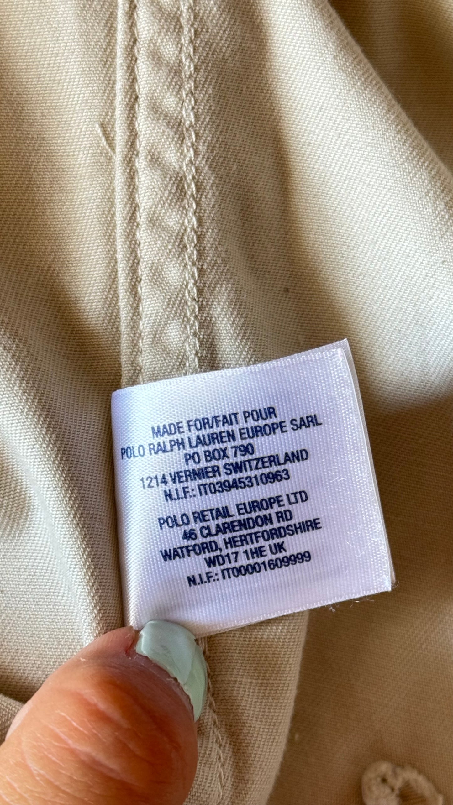 Veste en toile de coton vintage Ralph Lauren - M/L