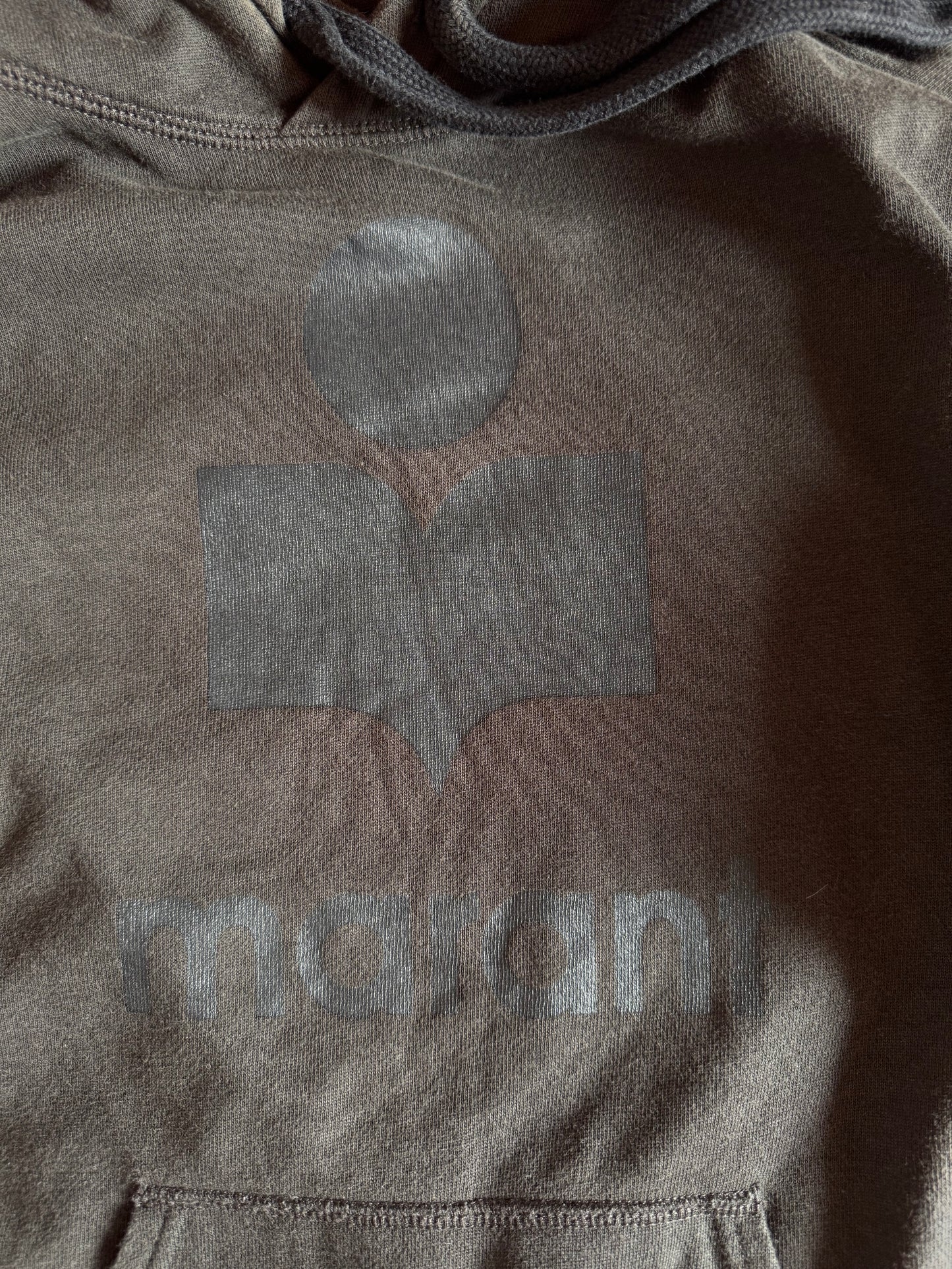 Sweat à capuche noir chiné Isabel Marant - L/XL
