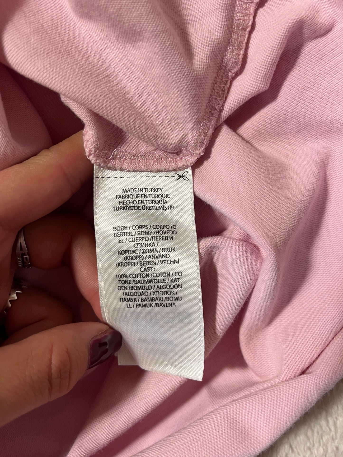 T-shirt rose pastel Ralph Lauren - M