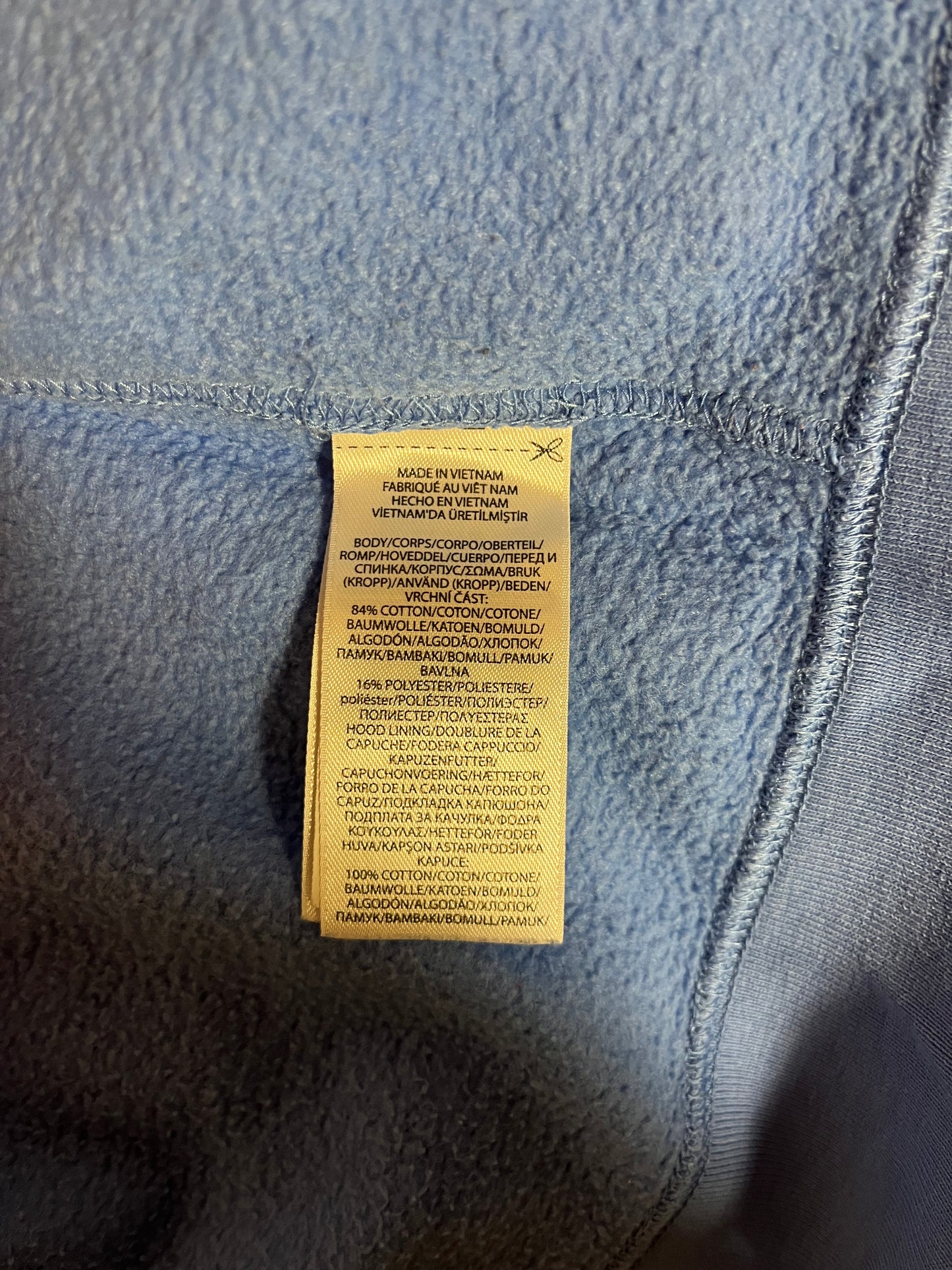 Veste a capuche baby blue Ralph Lauren - M