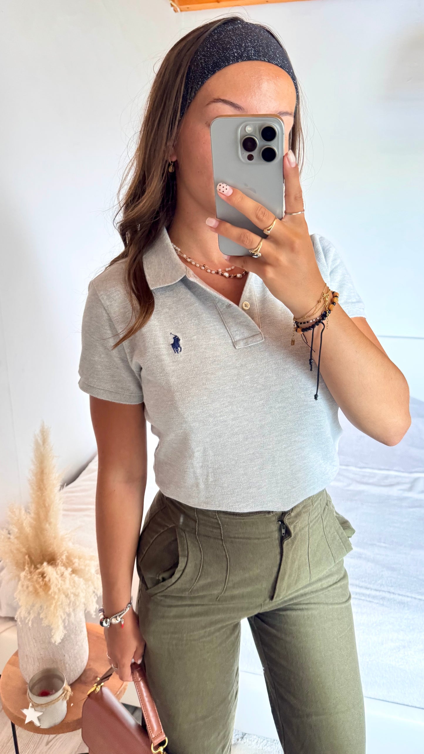 Polo gris Ralph Lauren - S
