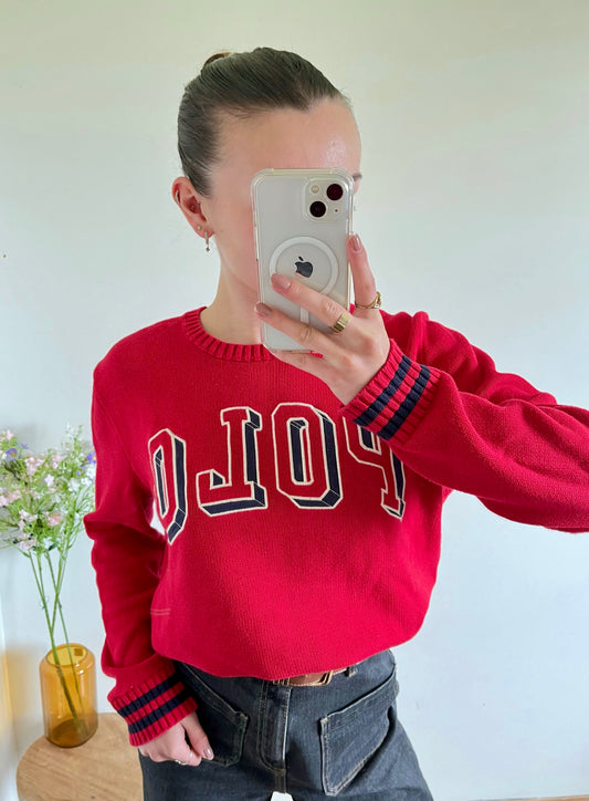 Pull POLO rouge Ralph Lauren - M