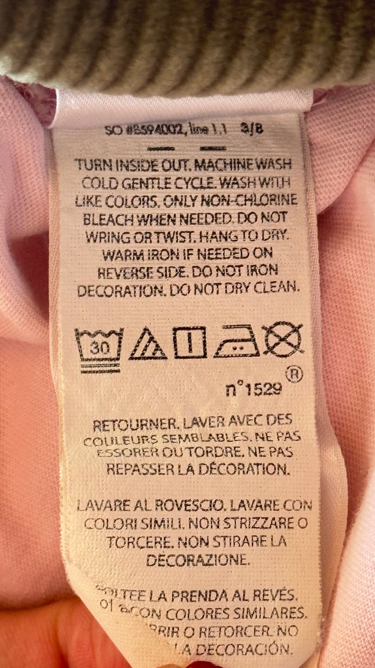 T-shirt rose pastel Ralph Lauren - M mixte