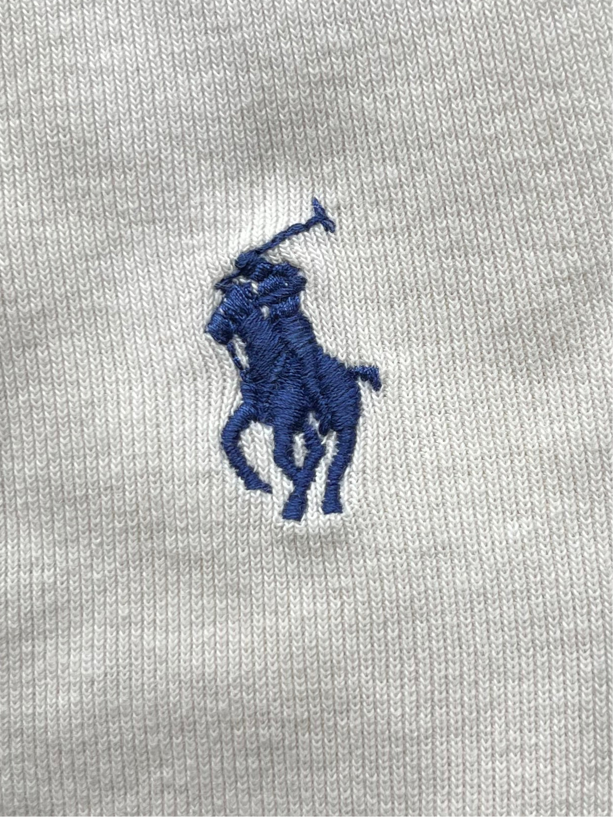 Pull col rond blanc Ralph Lauren - M
