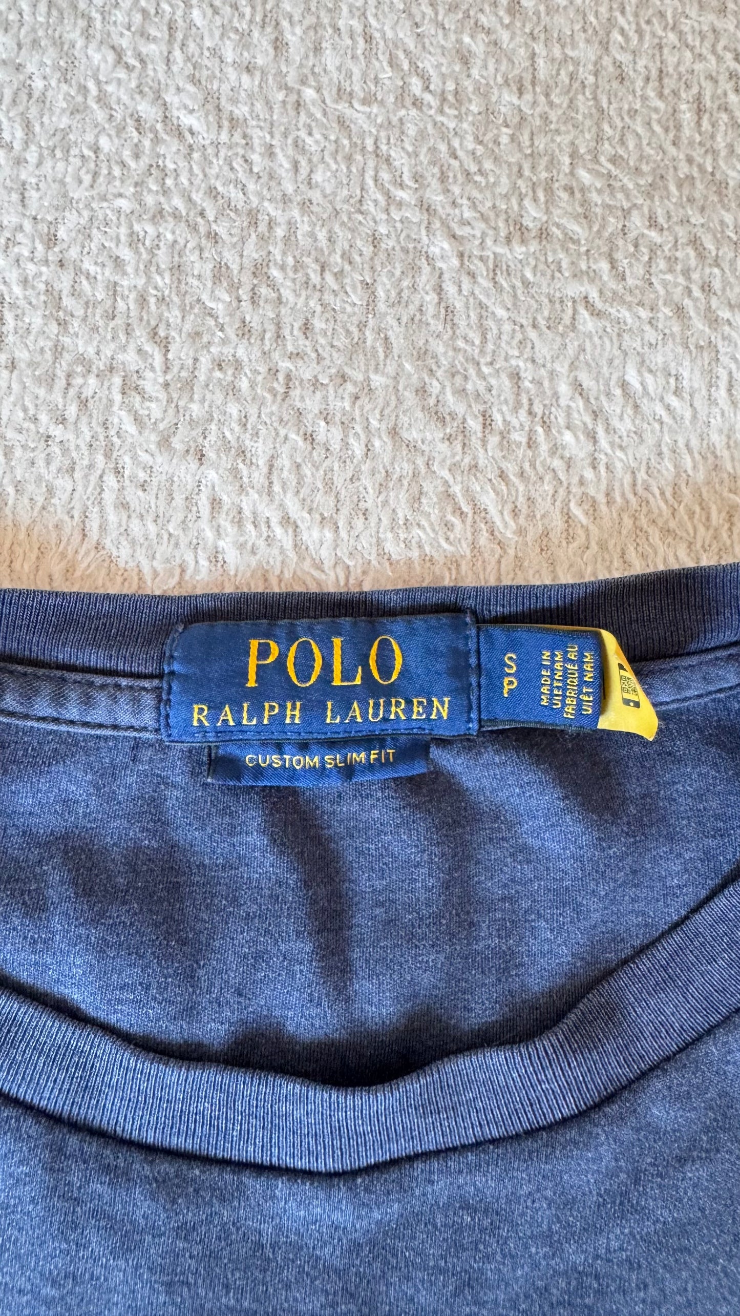T-shirt marine Ralph Lauren - S homme / S-M femme