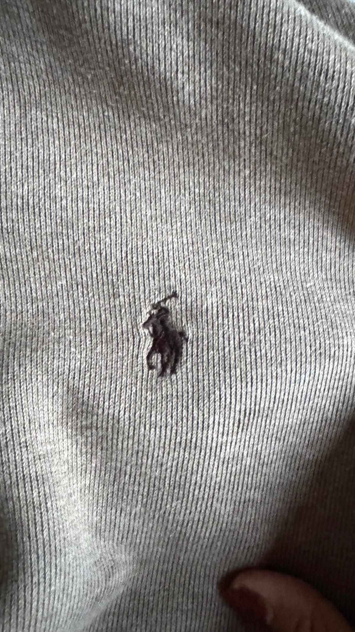 Pull demi-zip marron Ralph Lauren - M