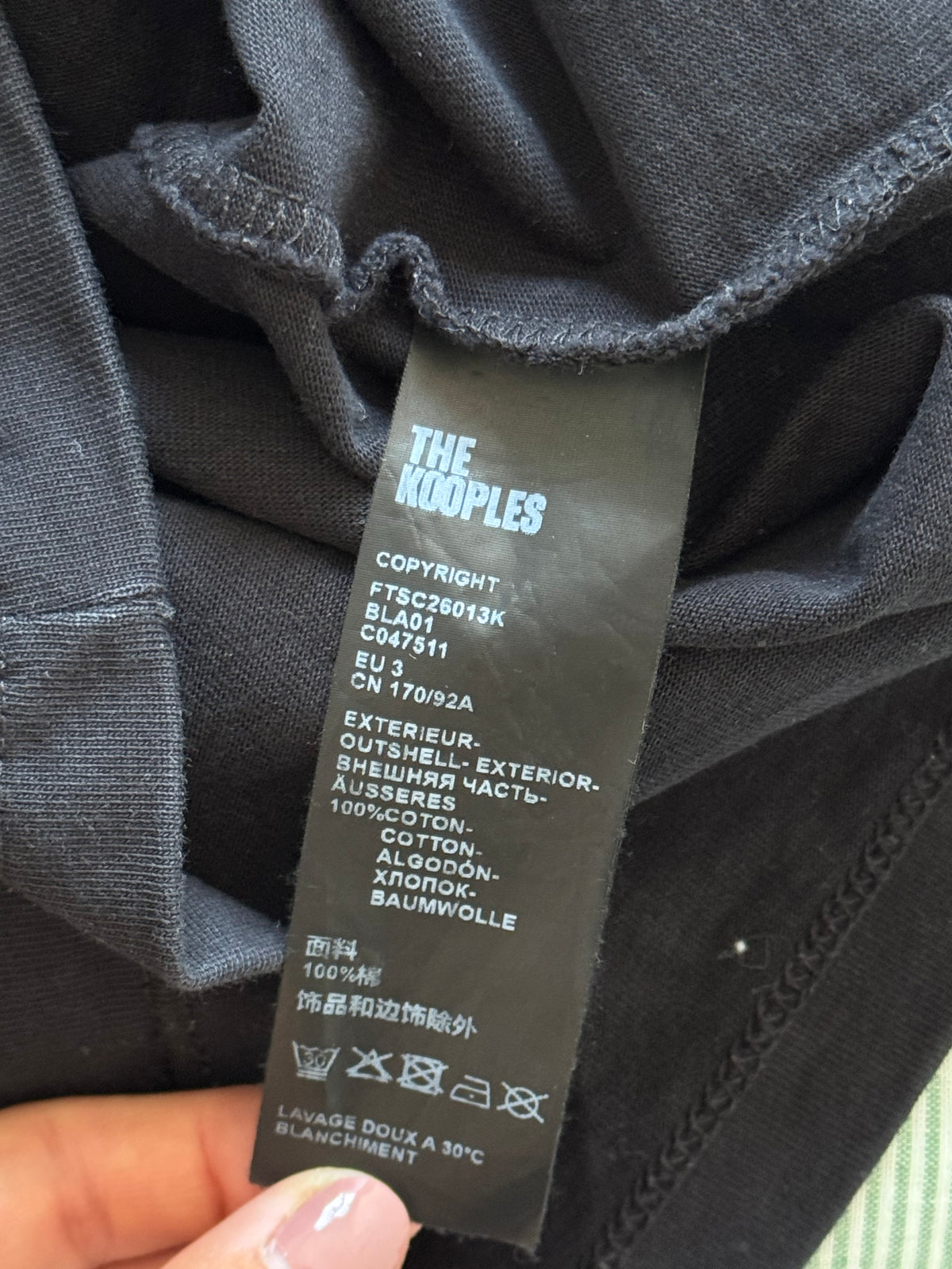 T-shirt à paillettes The Kooples - S