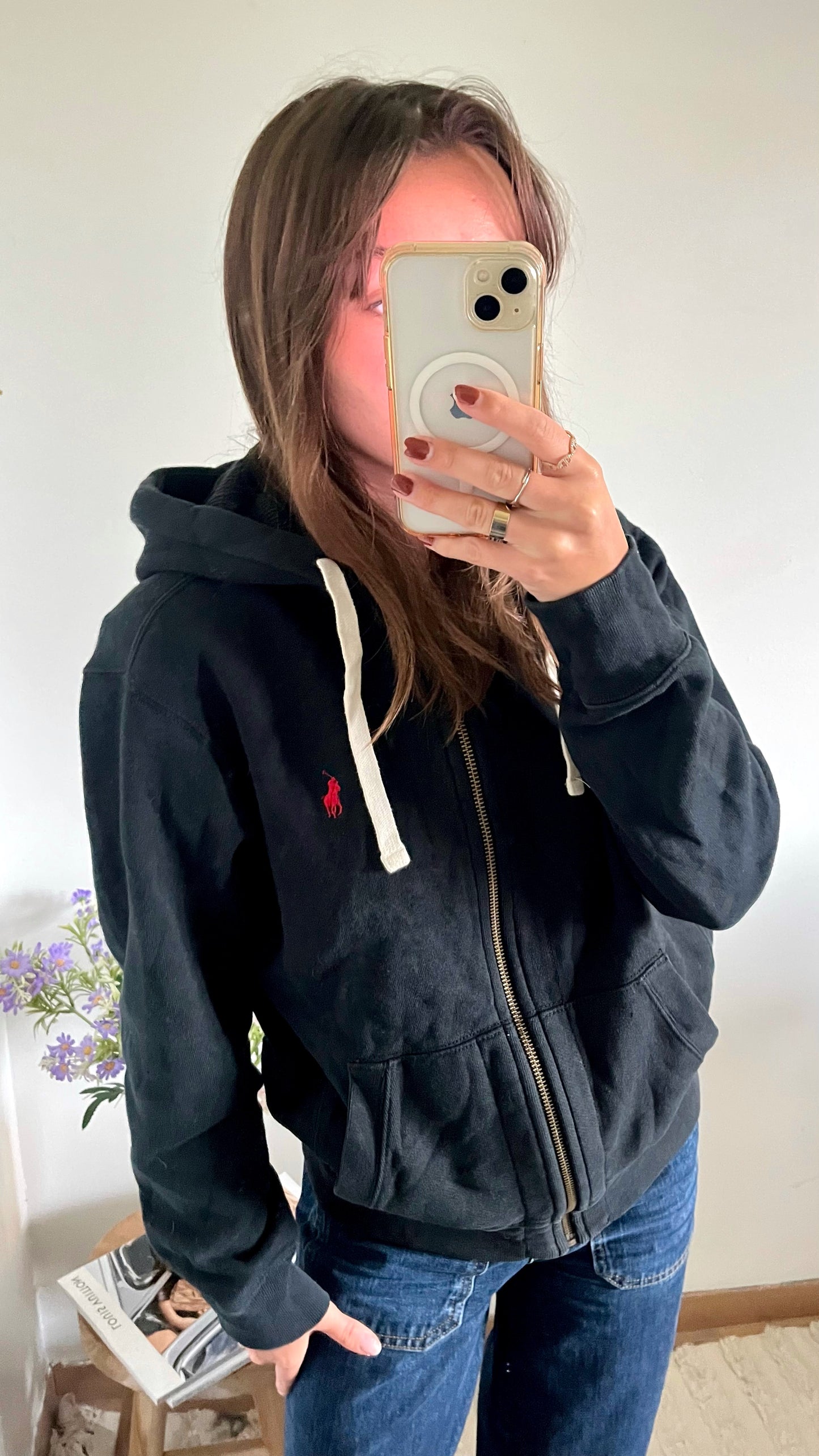 Veste à capuche noire Ralph Lauren - S homme / M femme