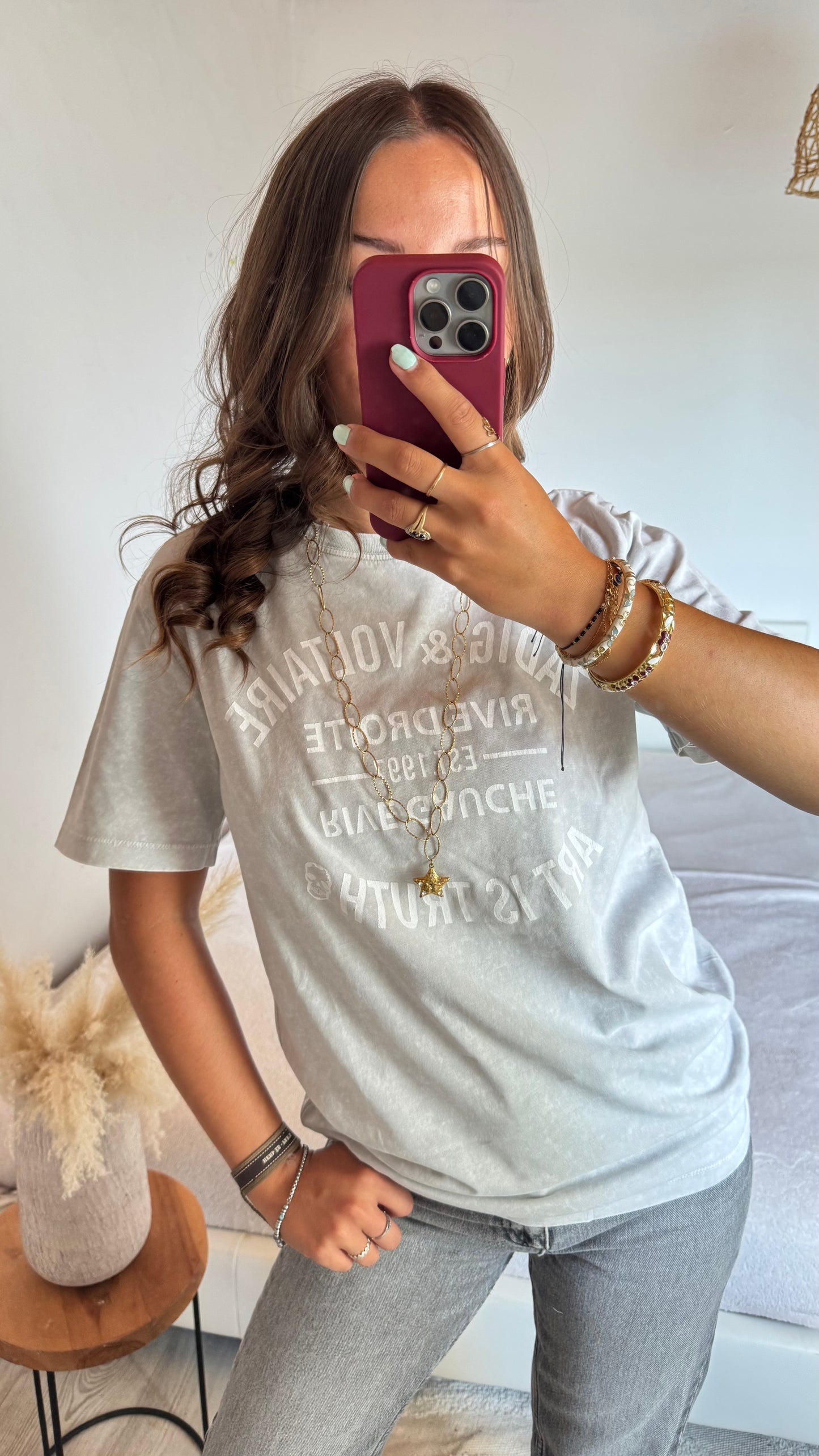 T-shirt gris Zadig & Voltaire - M