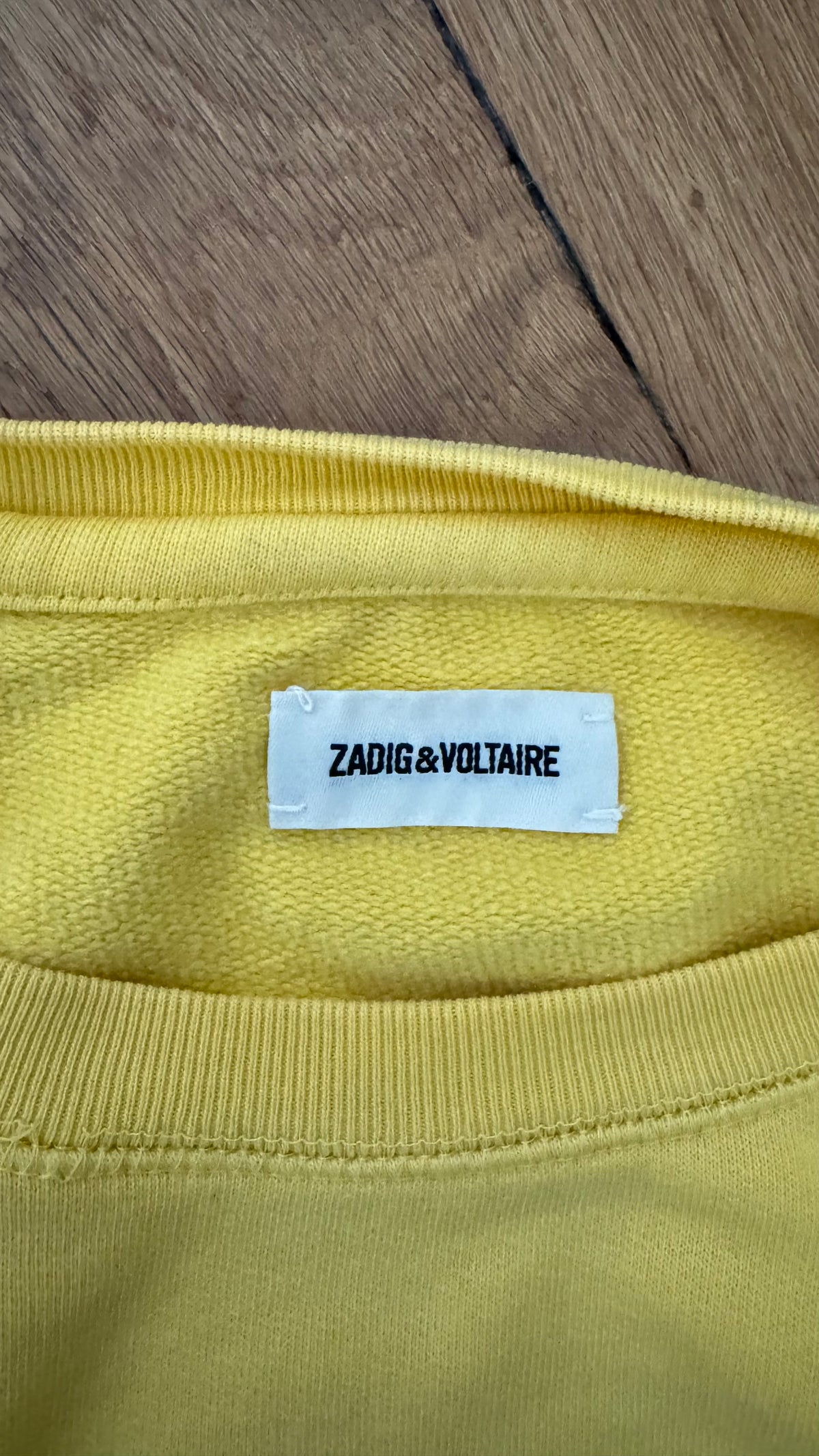 Sweat jaune pailletés Zadig & Voltaire - S oversized