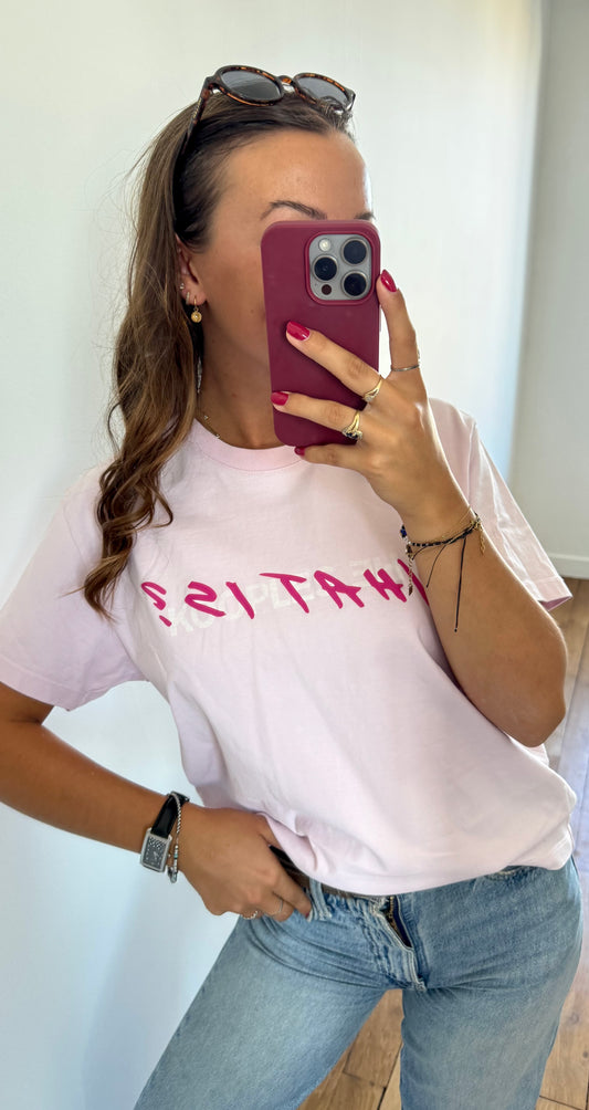 T-shirt rose pastel The Kooples - M