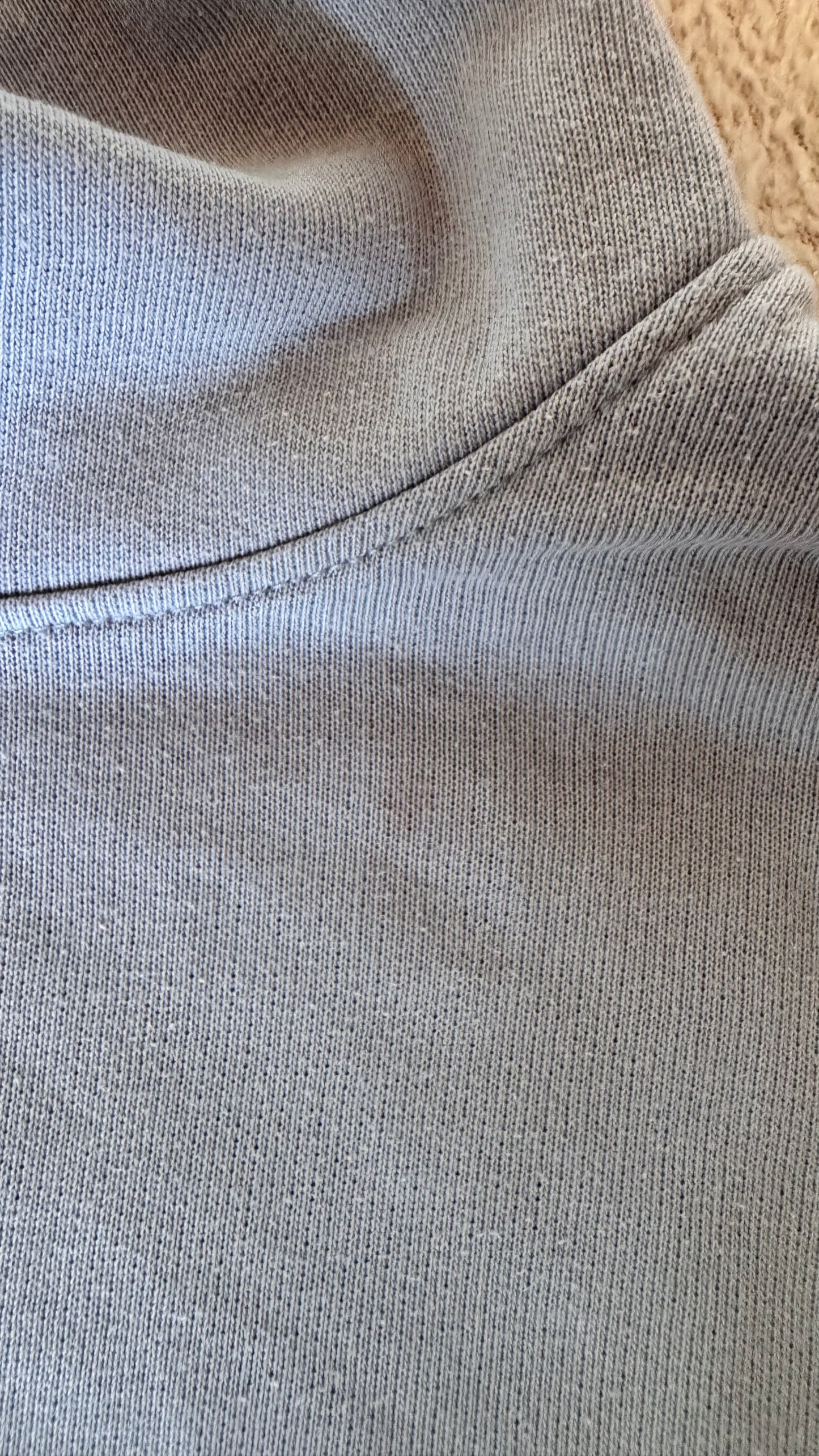 Sweat à capuche bleu pastel - XS