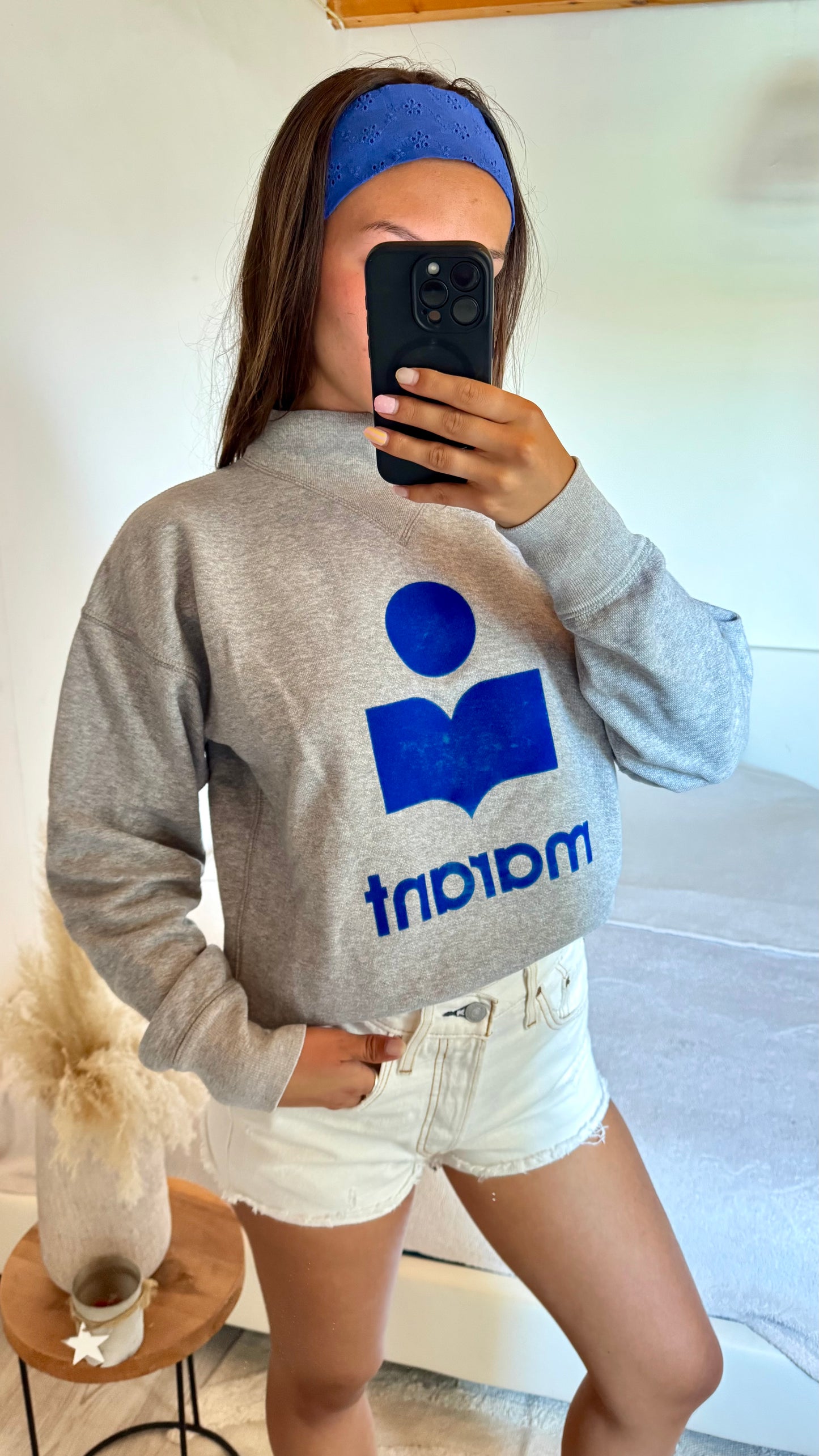 Sweat gris Isabel Marant - S