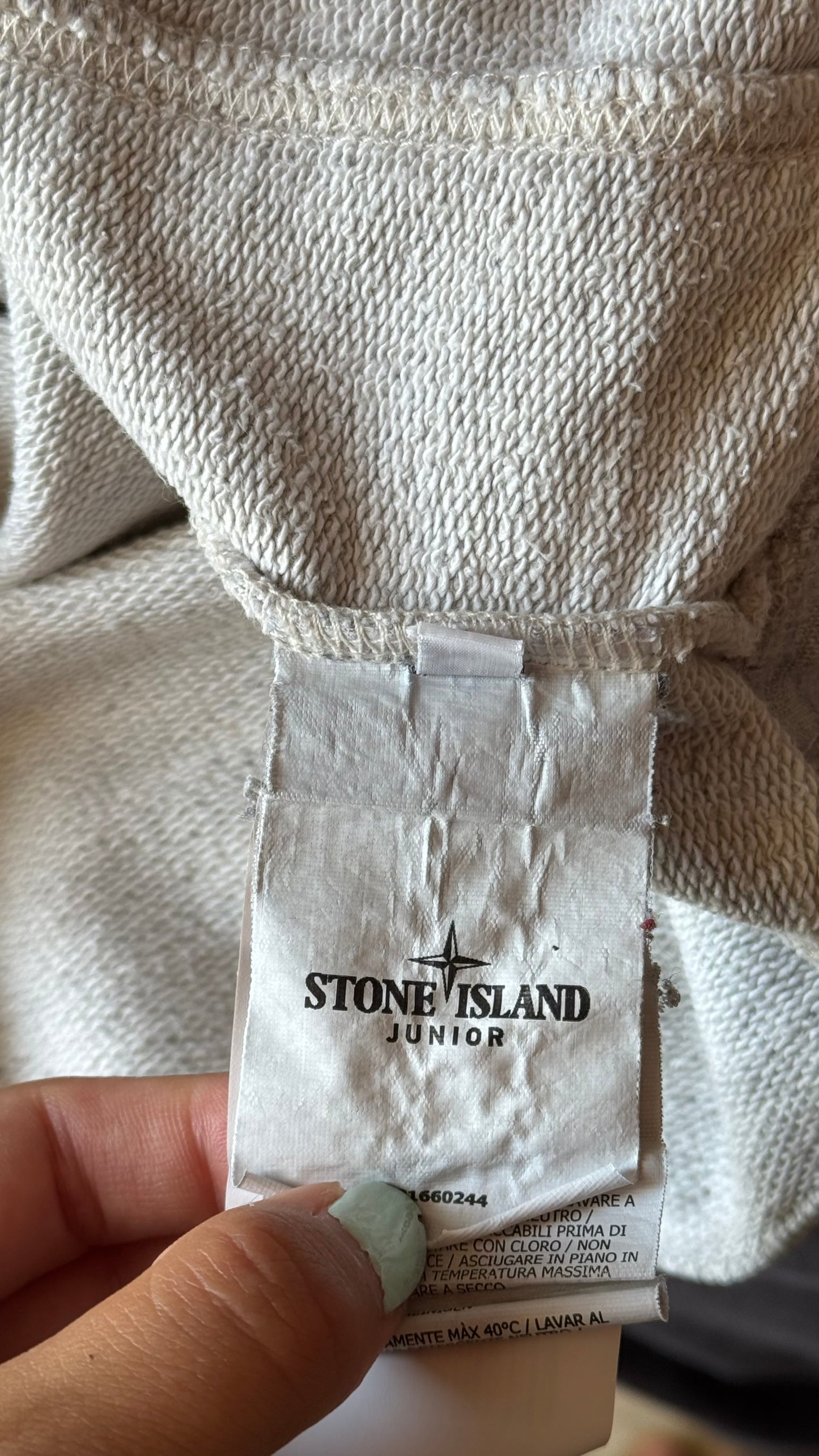 Sweat gris Stone Island - S