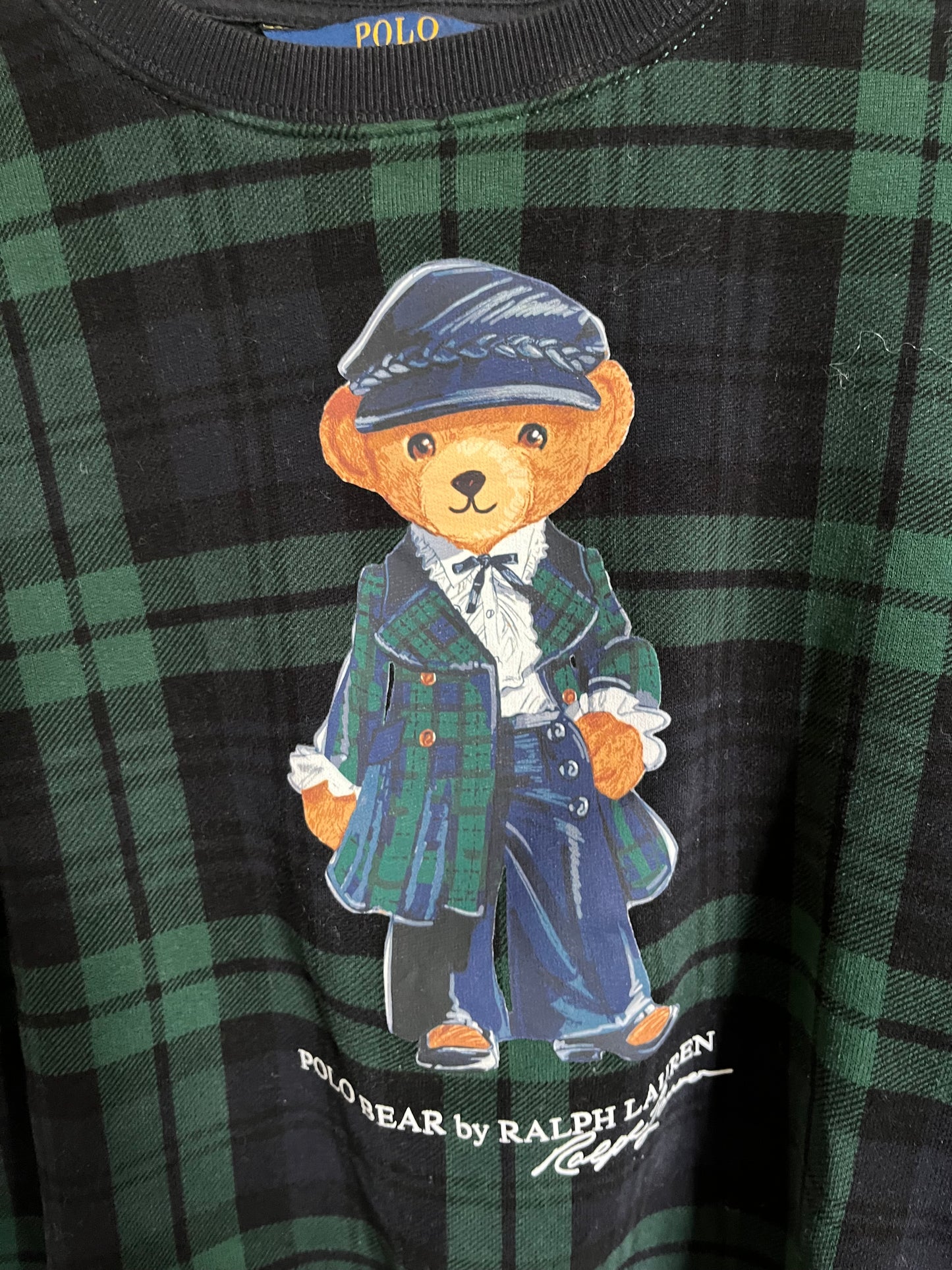 Sweat à carreaux Teddy Bear - 12-14 ans / XXS