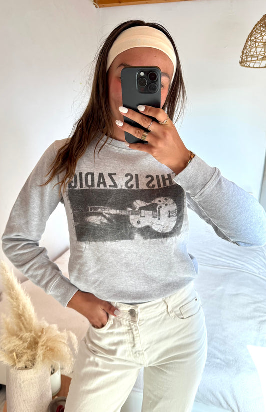 Sweat gris Zadig & Voltaire - XS