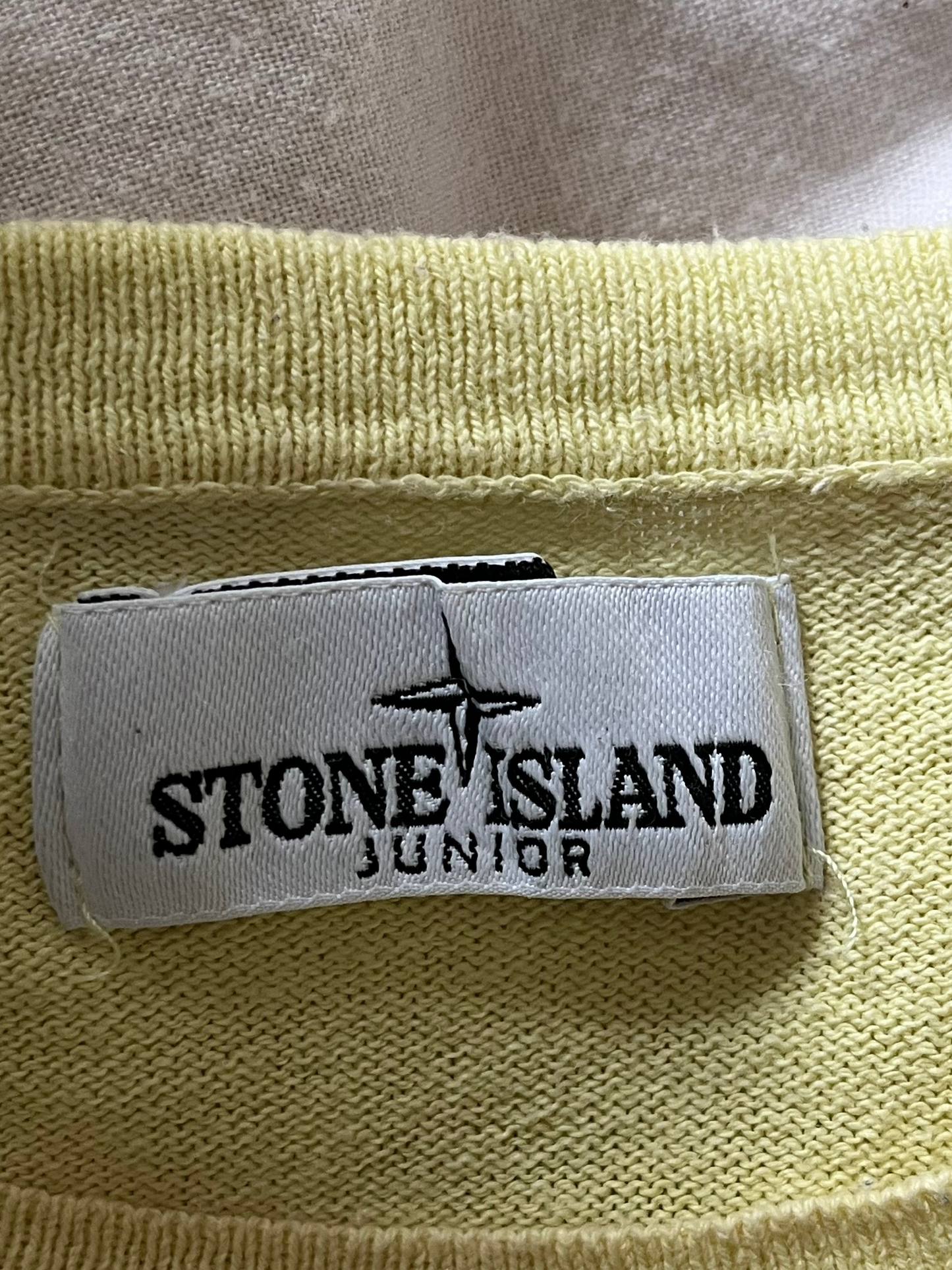 Pull jaune pastel Stone Island - M