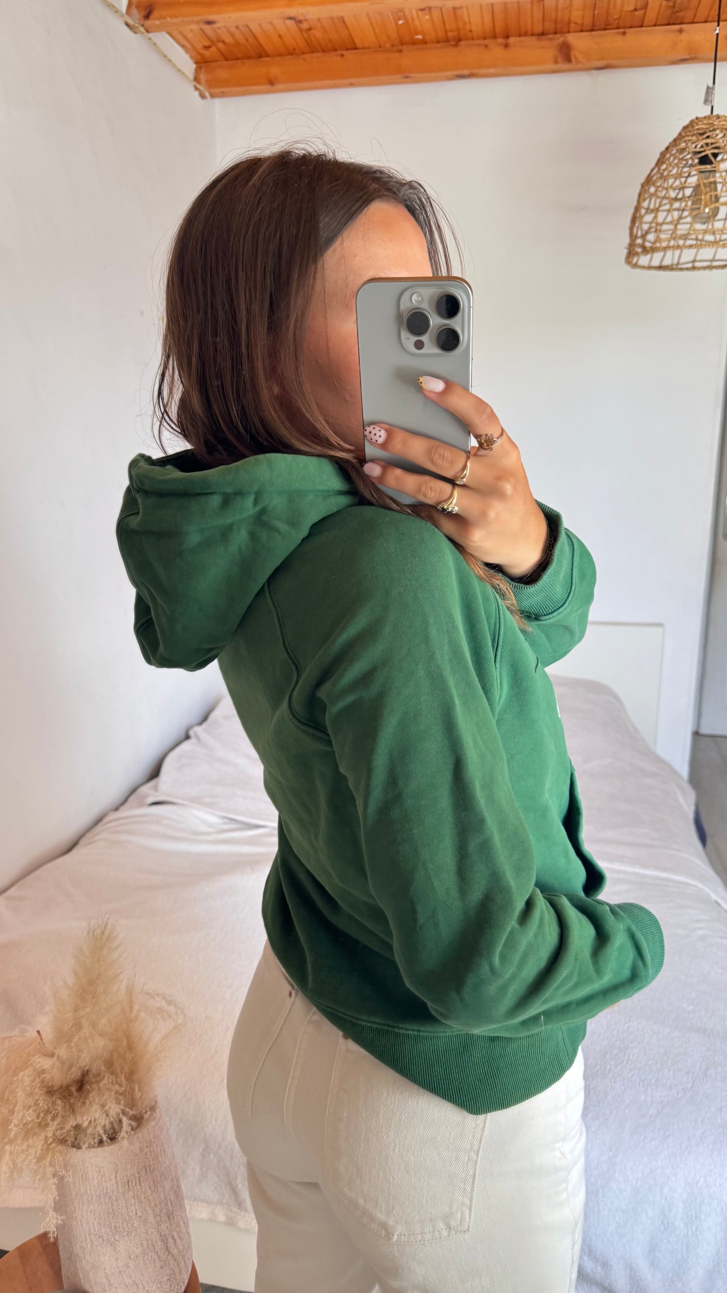 Sweat à capuche vert Zadig & Voltaire - S