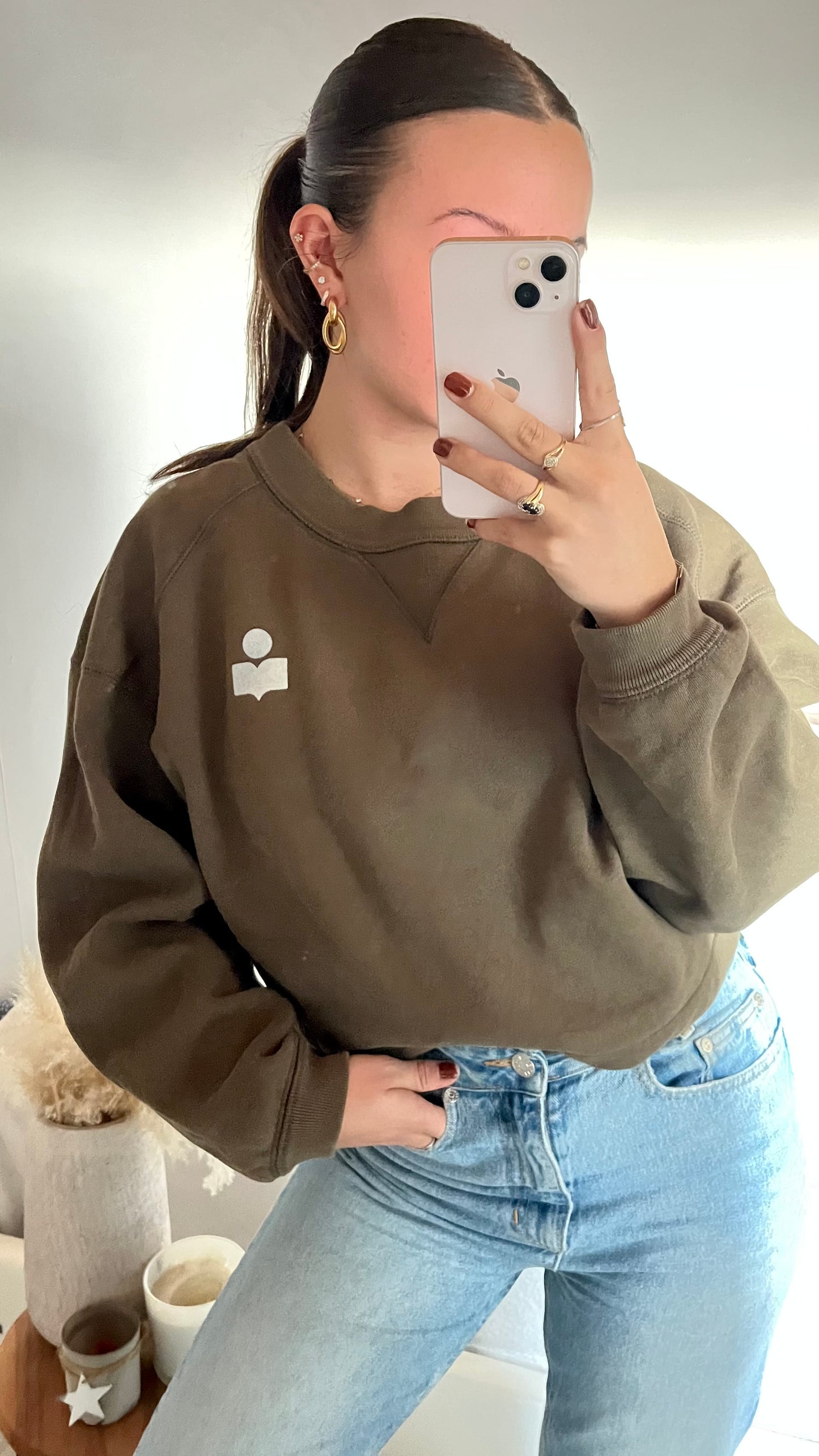 Pull marron Isabel Marant - S/M