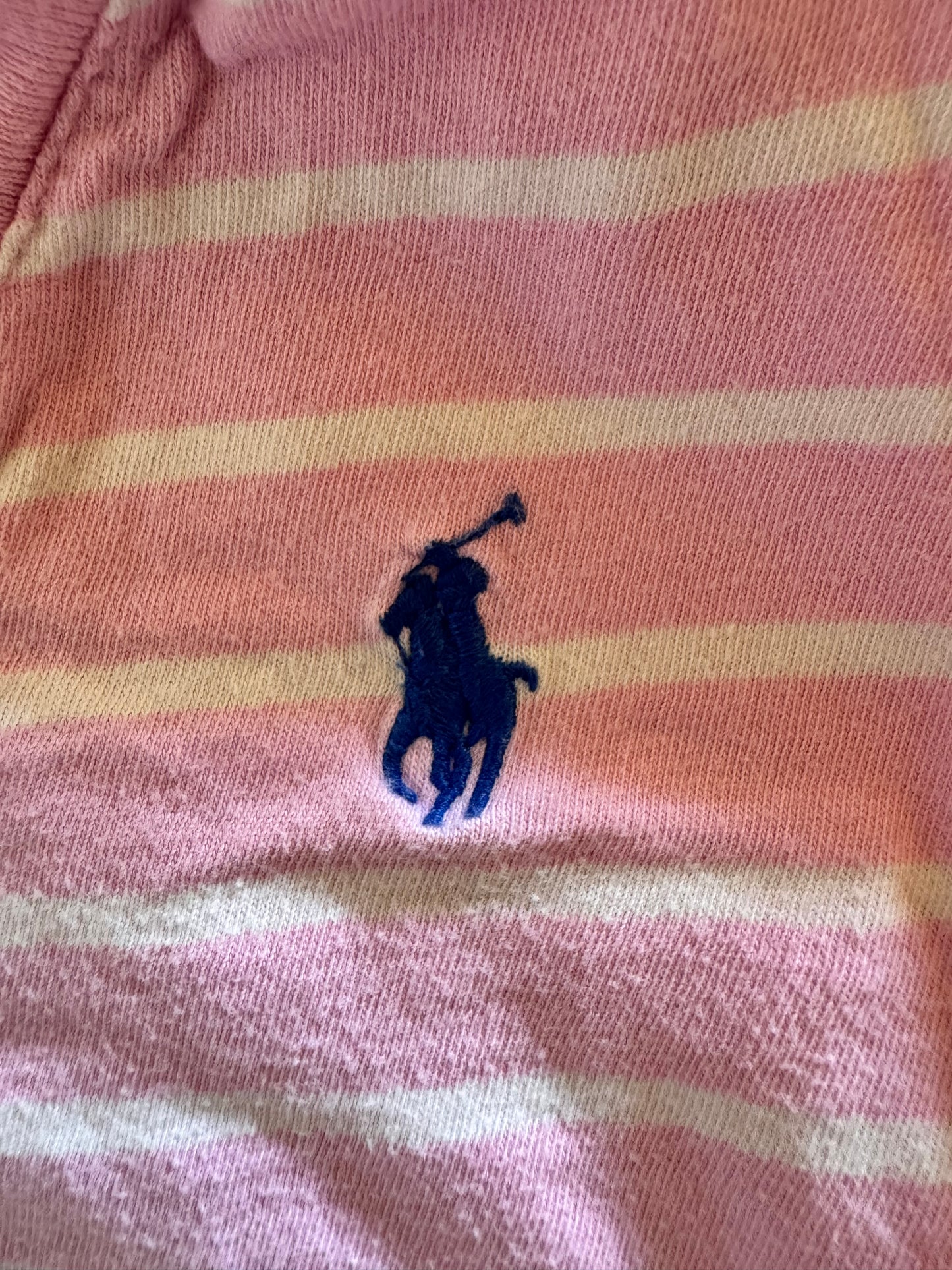 T-shirt rayé rose Ralph Lauren - S