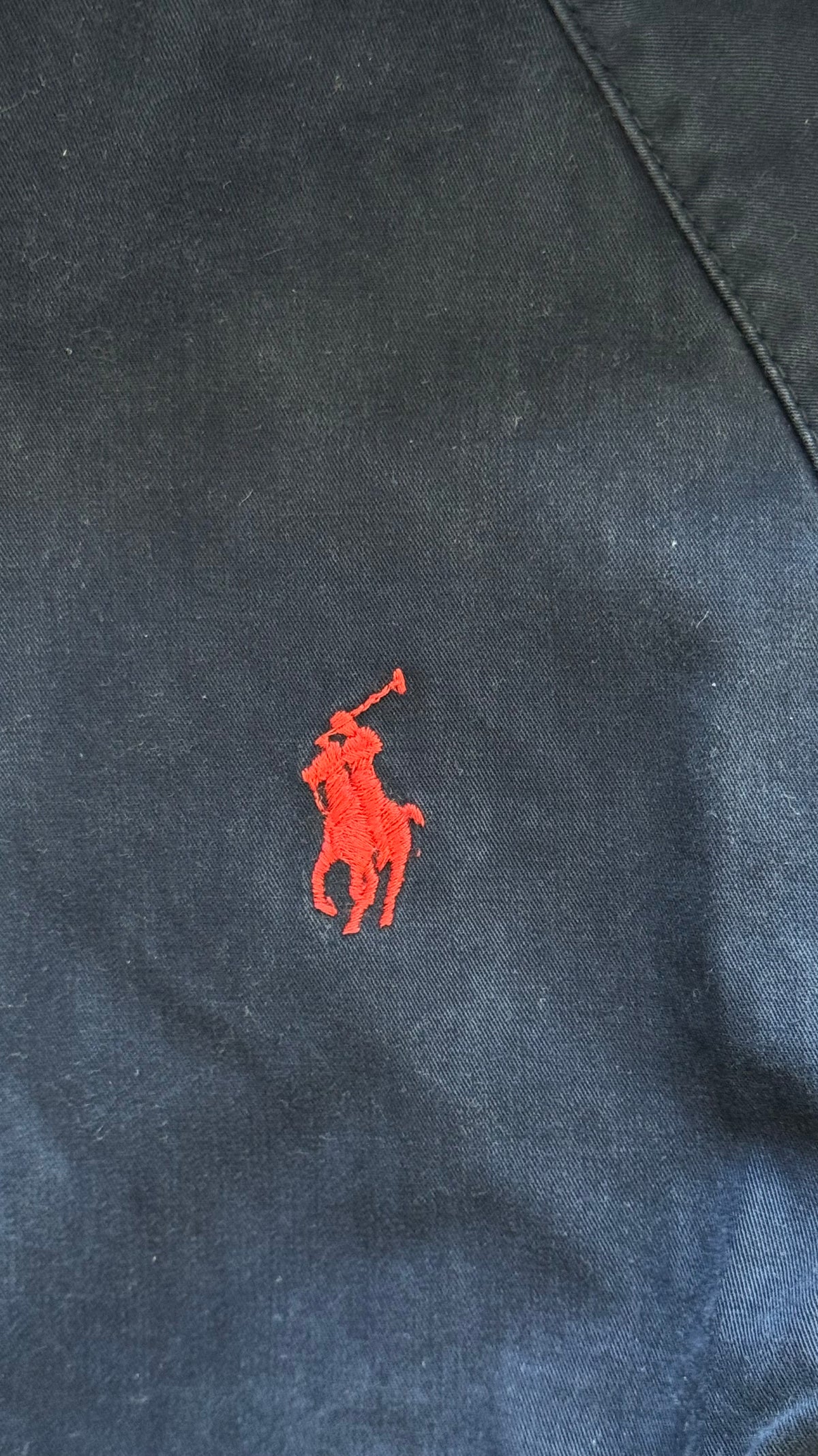 Veste vintage toile de coton marine Ralph Lauren - S