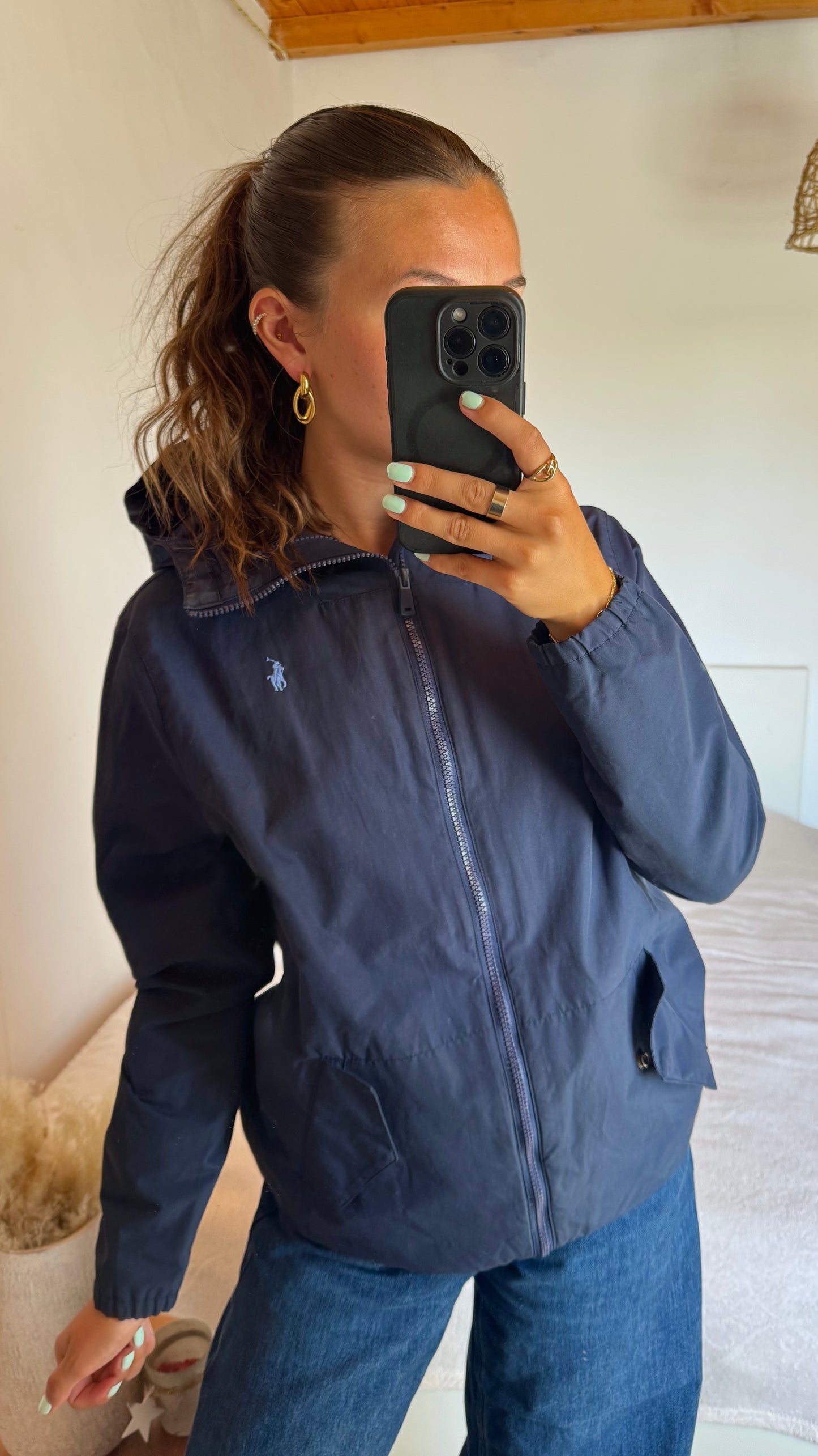 Veste coupe-vent marine Ralph Lauren - S