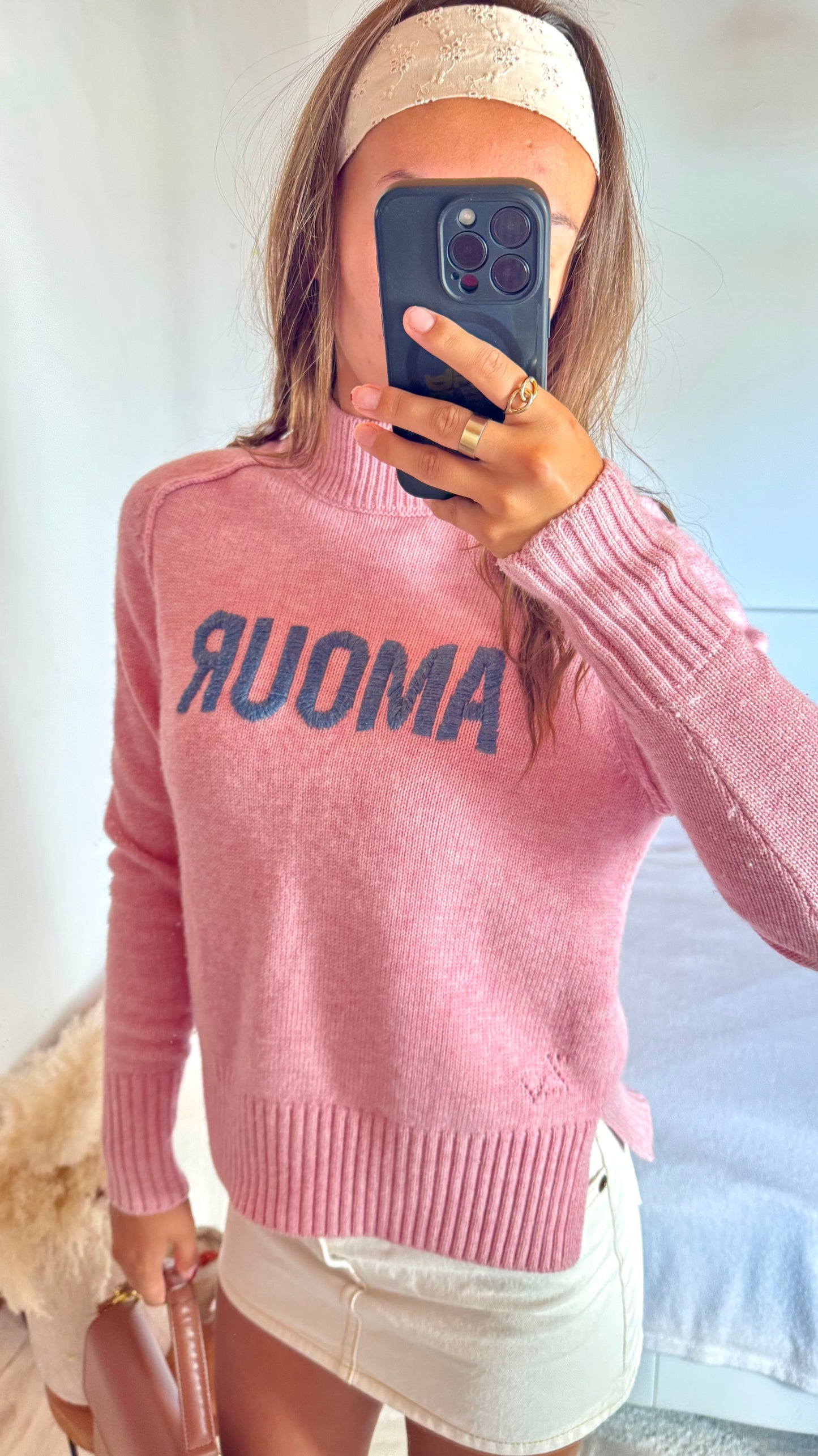 Pull en laine rose Zadig & Voltaire - S