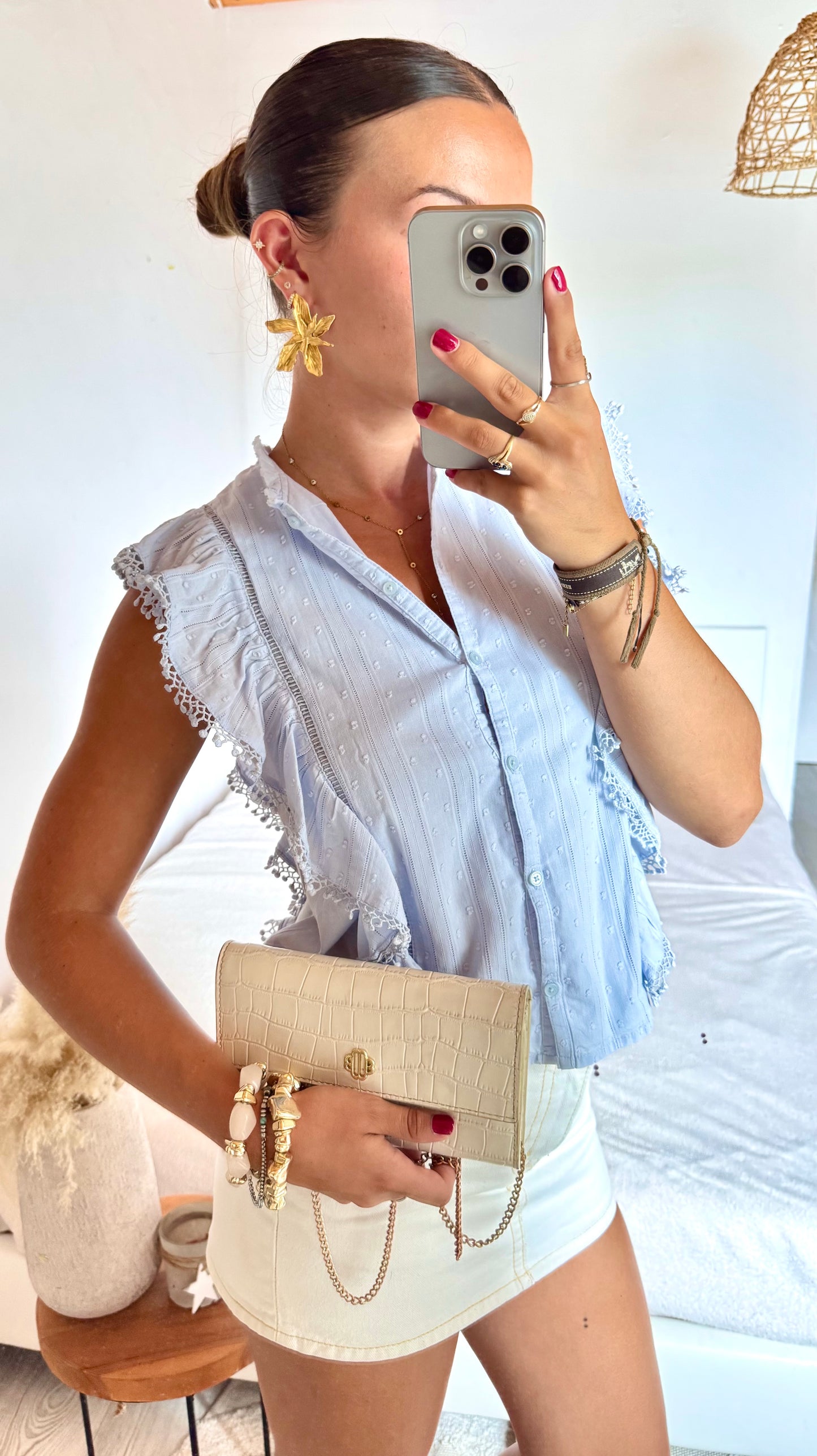 Blouse bleu ciel Zadig & Voltaire - S