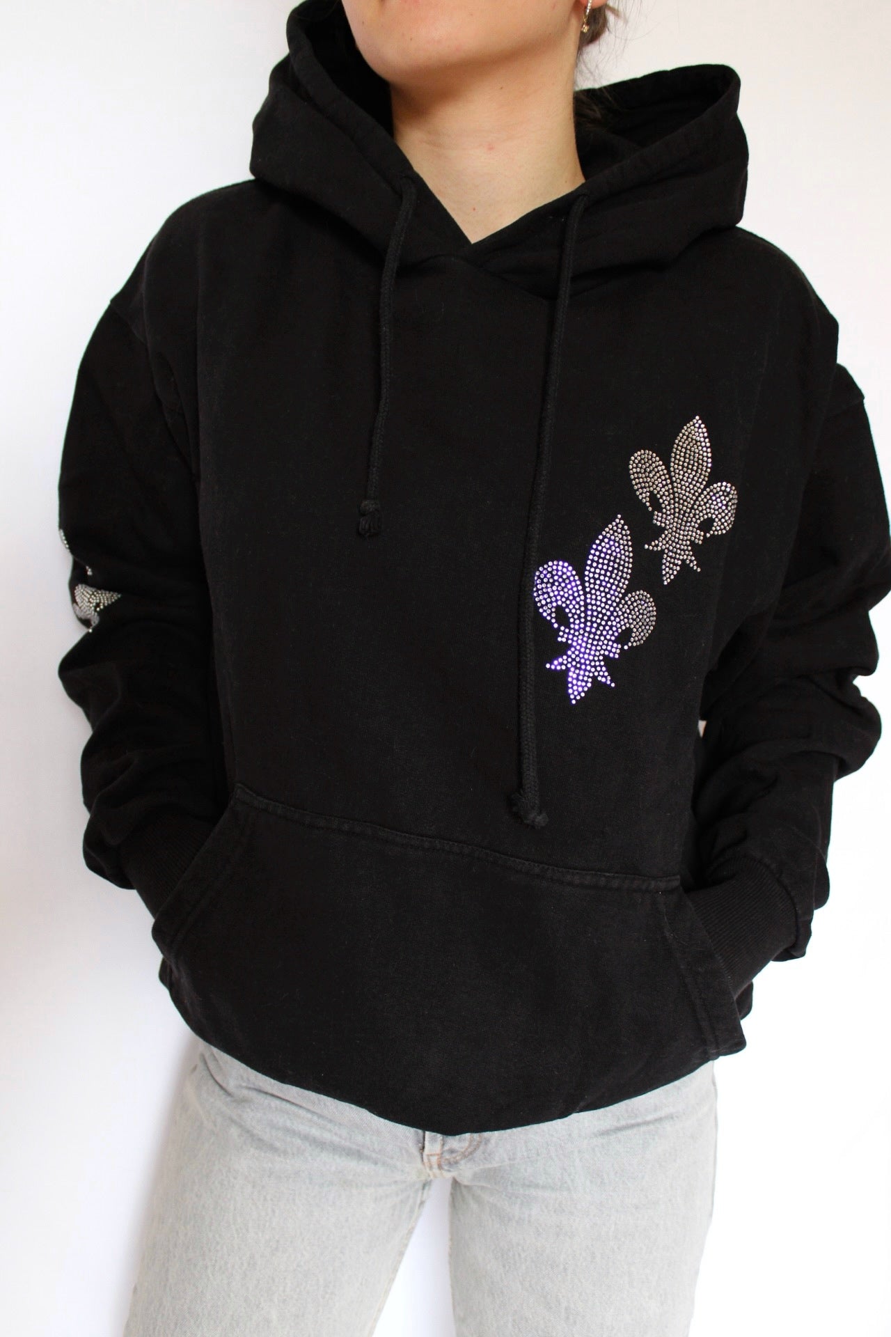 Sweat à capuche pailleté oversized Eleven Paris - XS